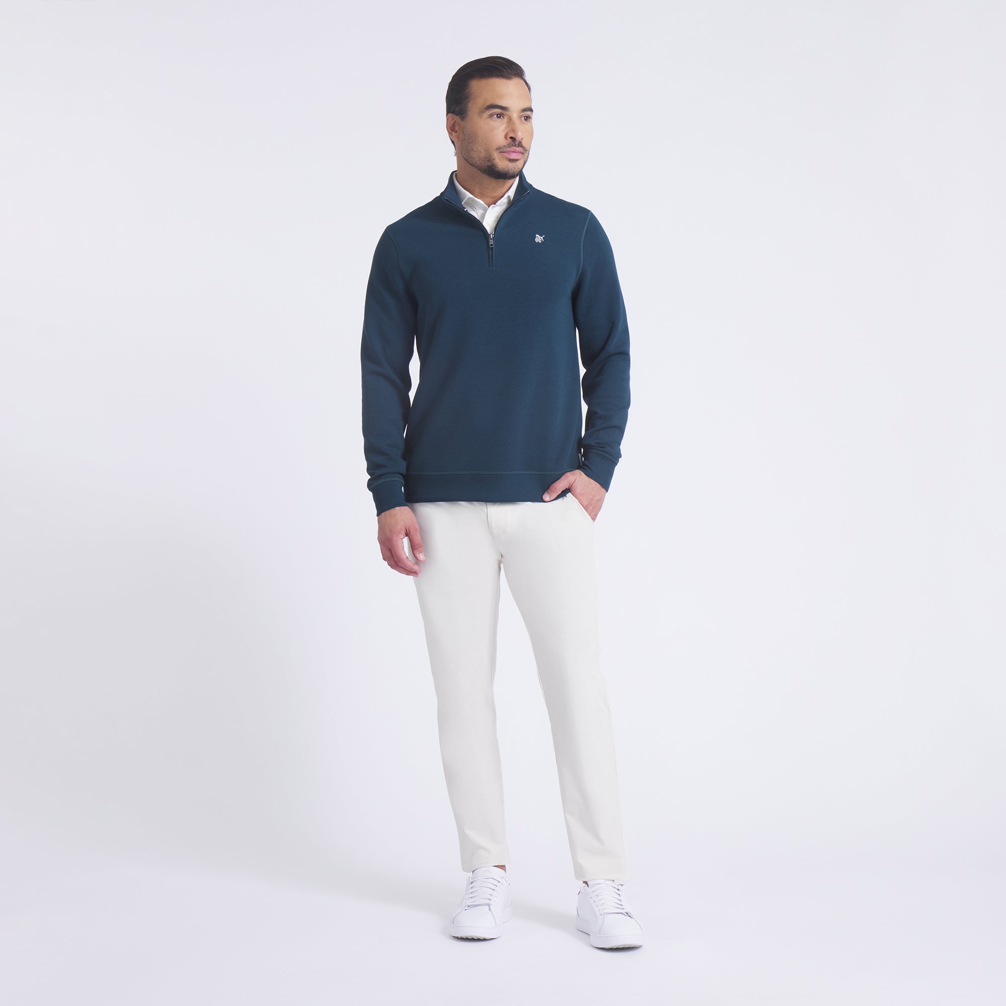 Reigning Champ CLOUDSPUN Fleece Golf 1/4 Zip 10 Reigning Champ CLOUDSPUN Fleece Golf 1/4 Zip