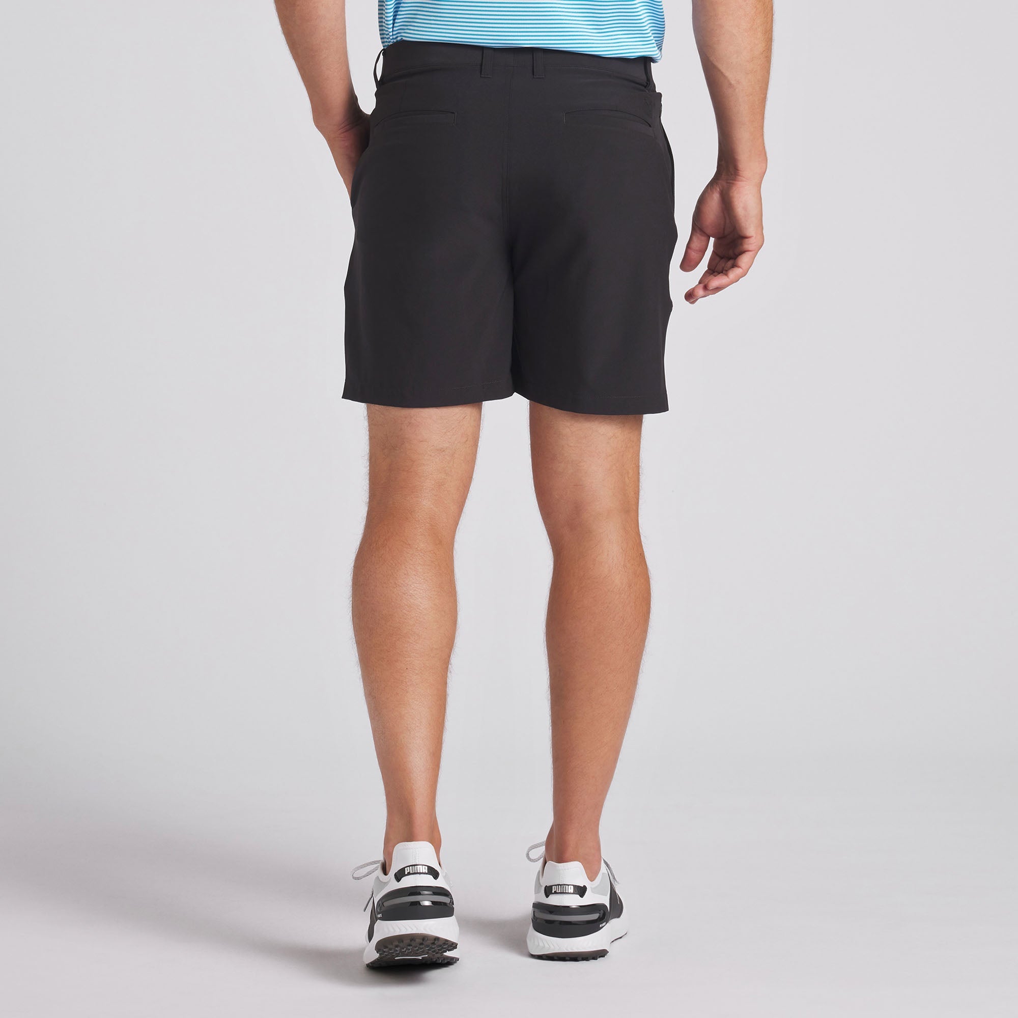 101 Solid 7" Golf Shorts | Puma Black 2 101 Solid 7" Golf Shorts | Puma Black
