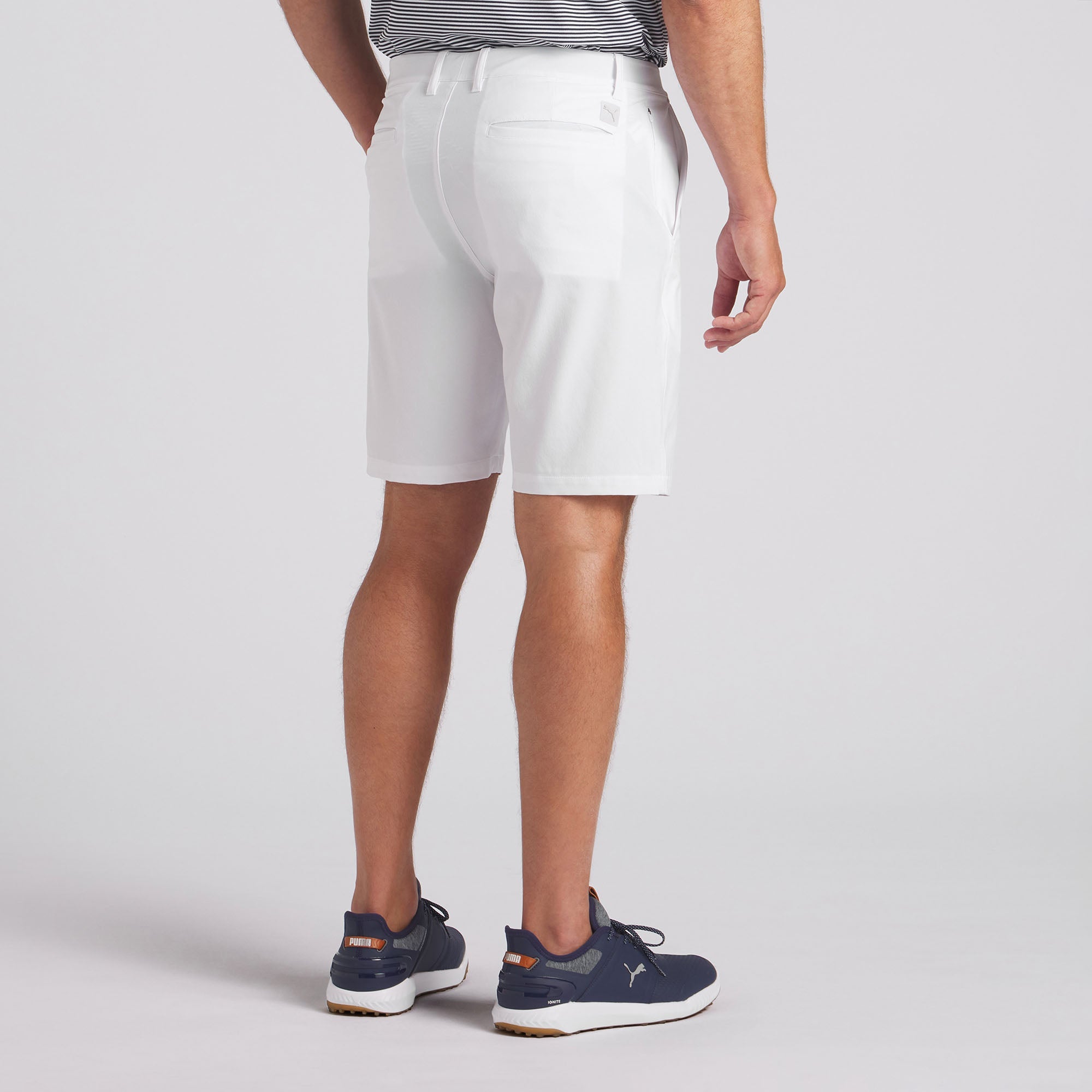 101 Solid 9" Golf Shorts | White Glow 2 101 Solid 9" Golf Shorts | White Glow