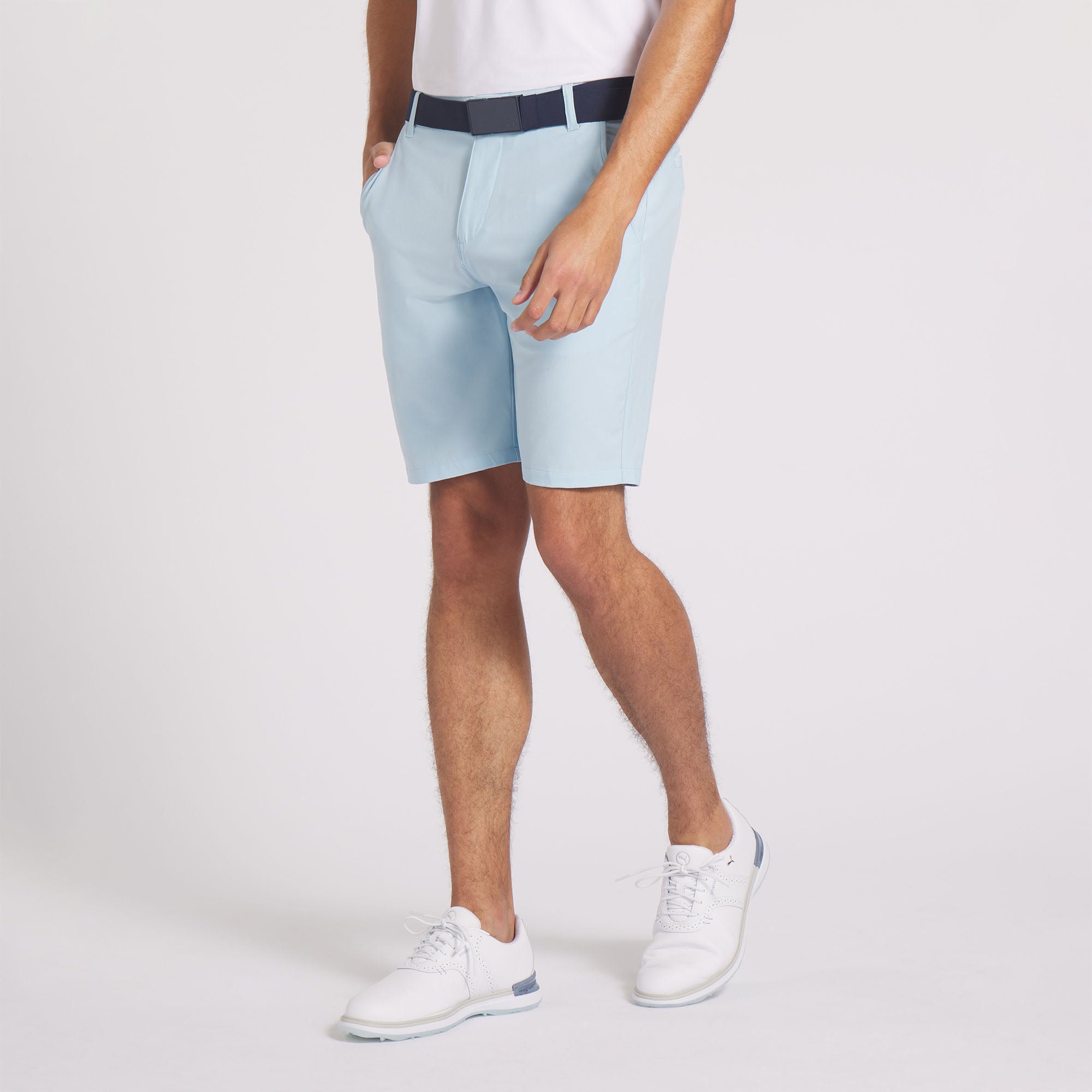 101 Solid 9" Golf Shorts | Silver Sky