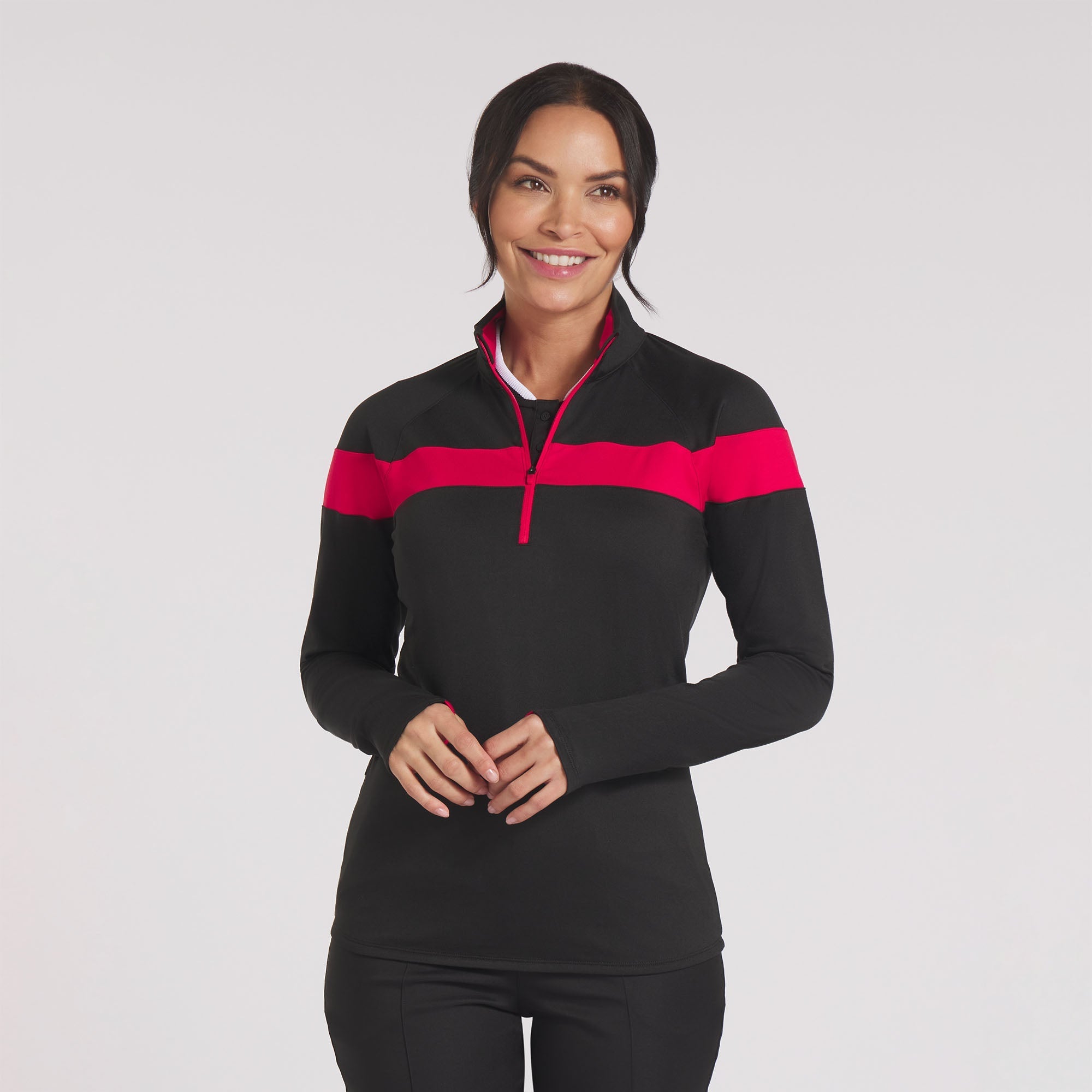 Women's Lightweight Golf 1/4 Zip 1 Women's Lightweight Golf 1/4 Zip