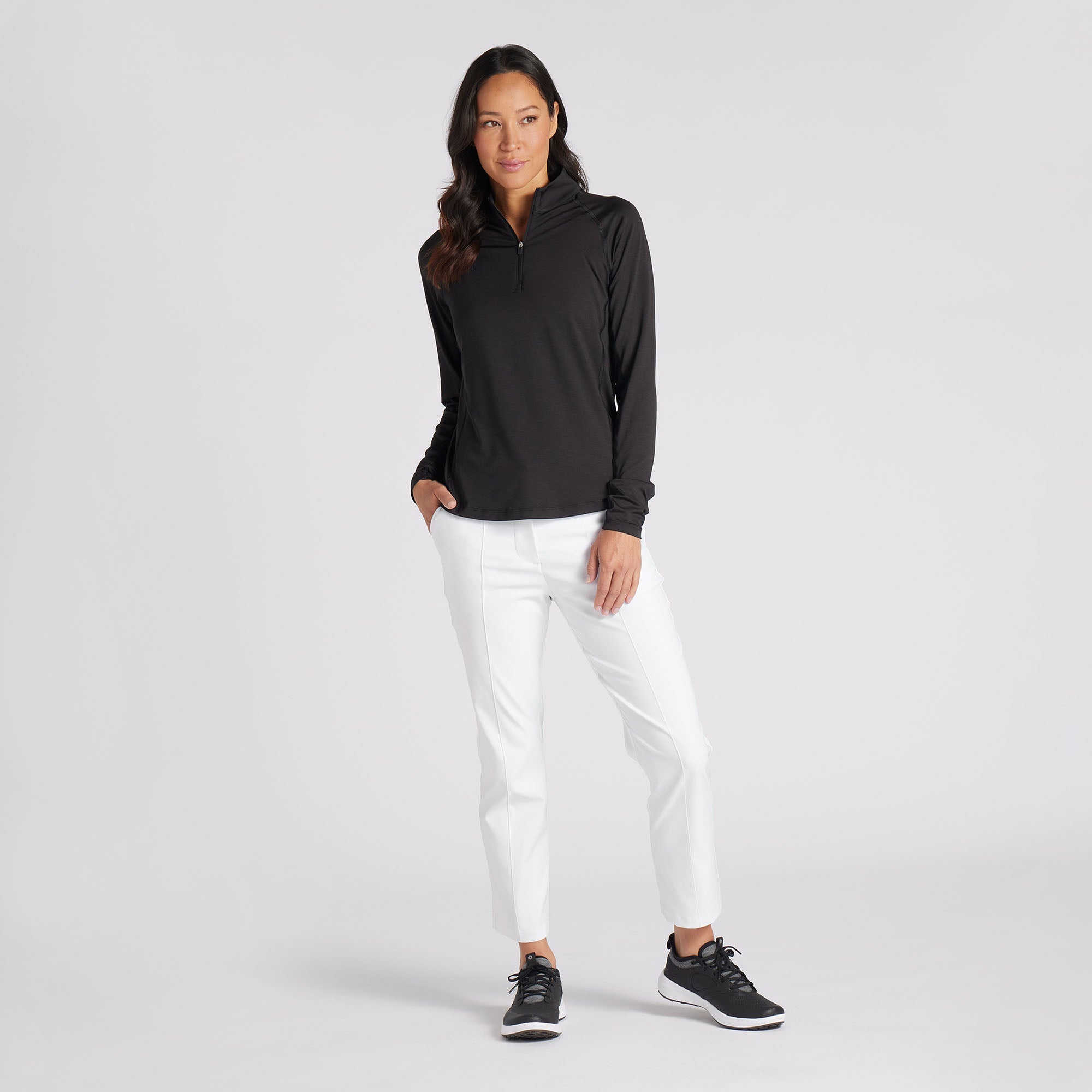 Women's YouV Solid Golf 1/4 Zip 16 Women's YouV Solid Golf 1/4 Zip