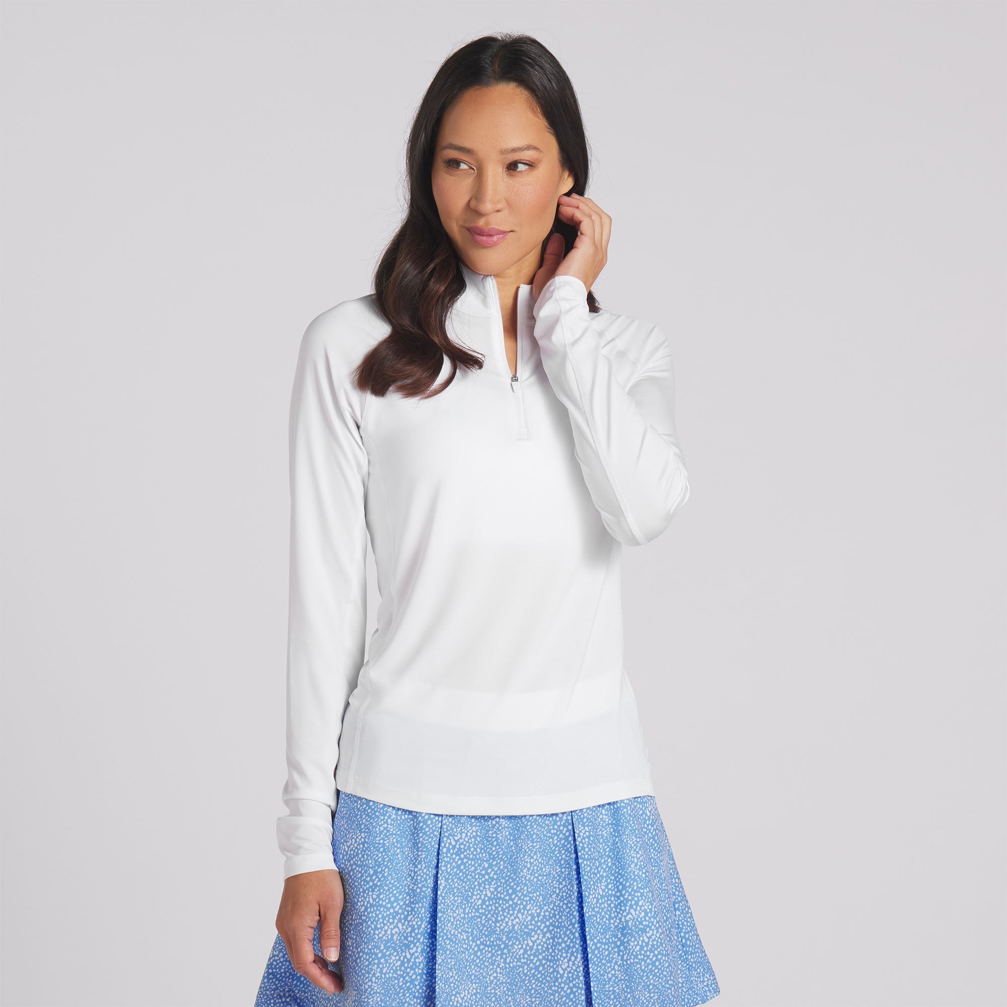 Women's YouV Solid Golf 1/4 Zip 2 Women's YouV Solid Golf 1/4 Zip