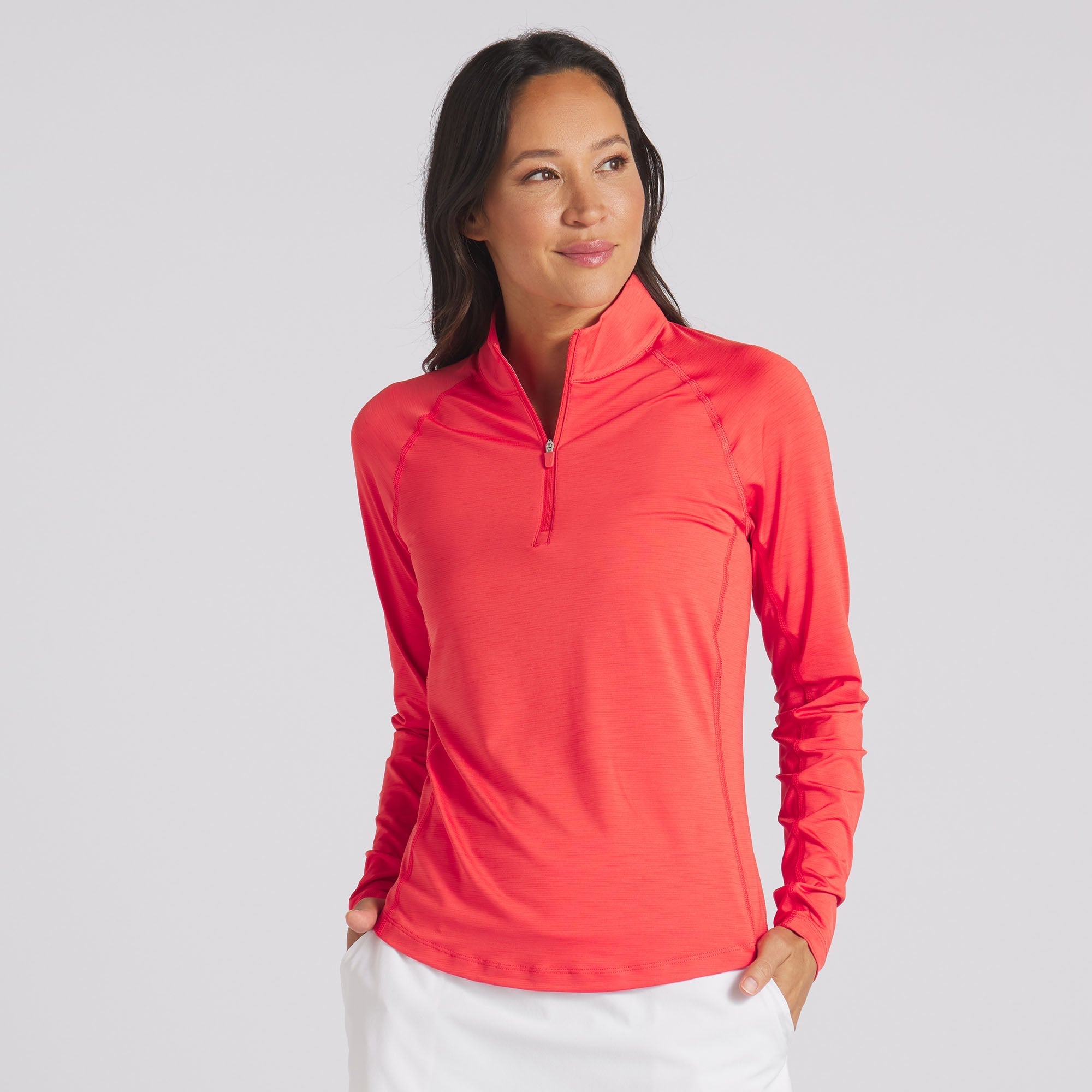 Women's YouV Solid Golf 1/4 Zip 37 Women's YouV Solid Golf 1/4 Zip