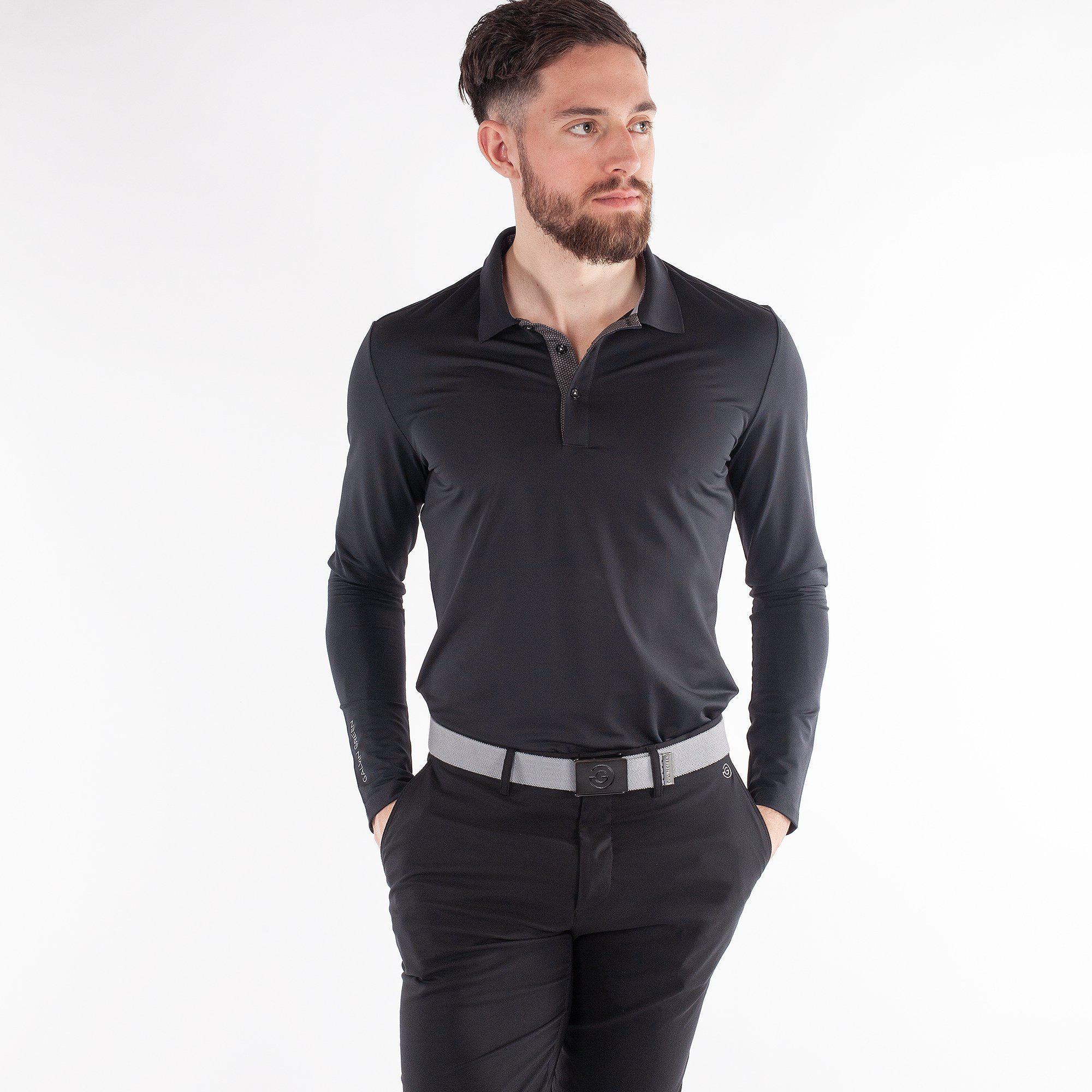 Marwin - Breathable long sleeve golf shirt 2 Marwin - Breathable long sleeve golf shirt