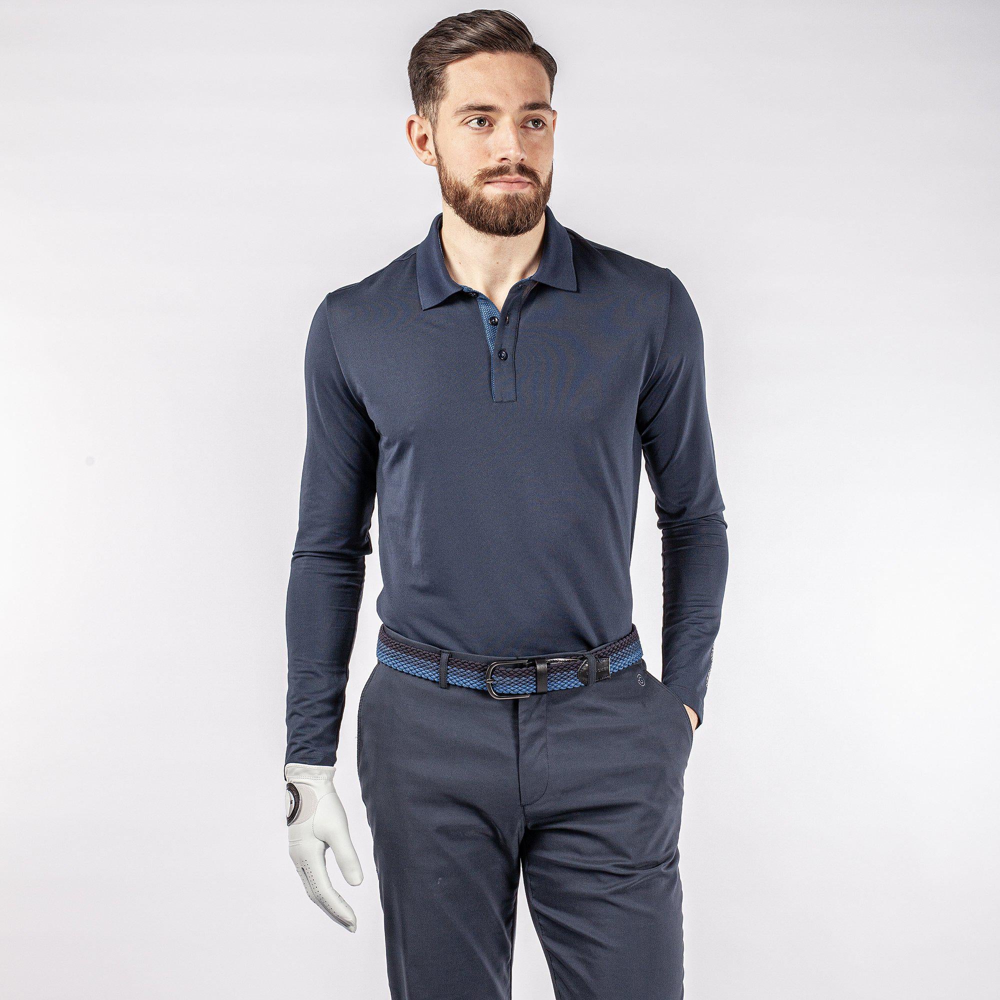 Marwin - Breathable long sleeve golf shirt 2 Marwin - Breathable long sleeve golf shirt