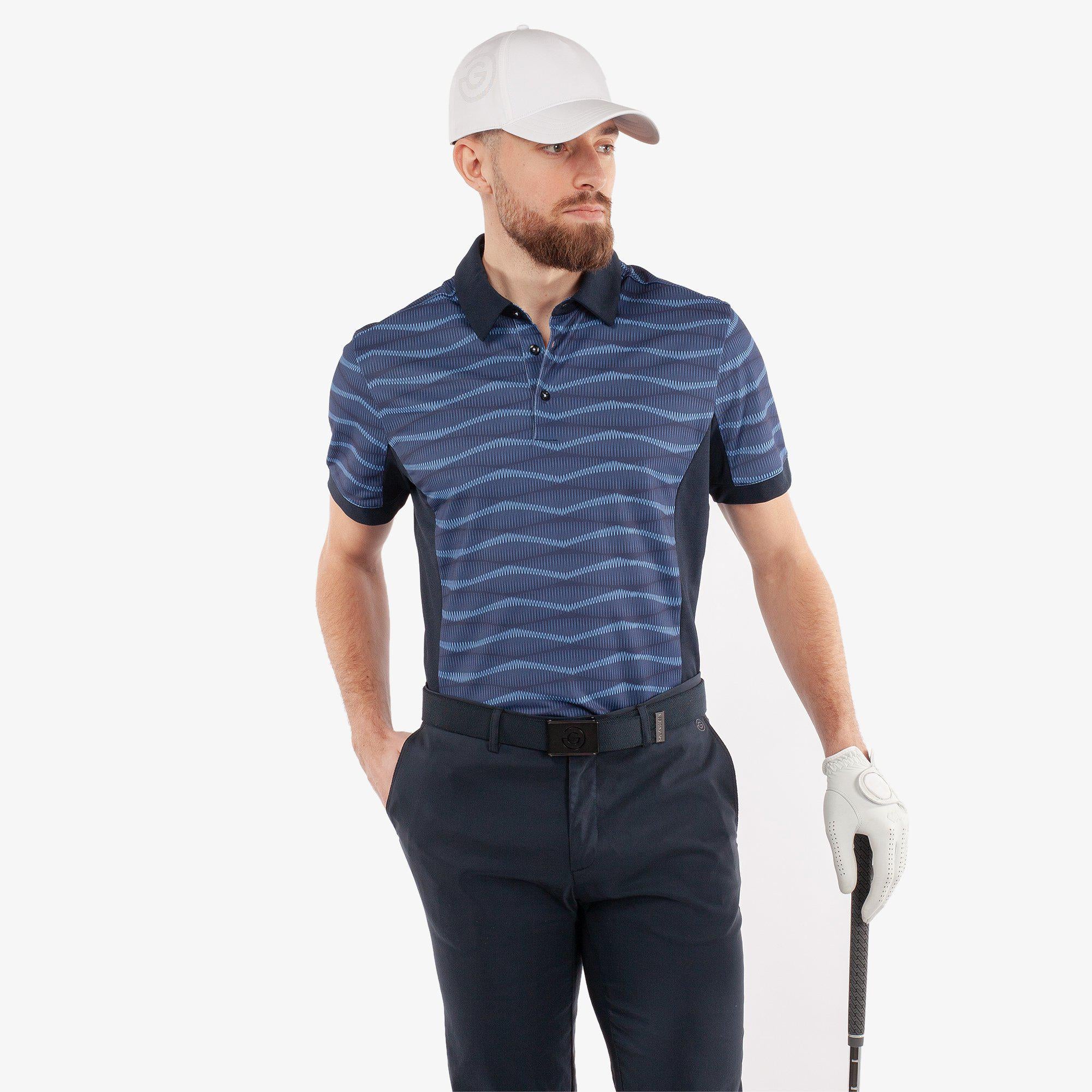 Merlin - Breathable short sleeve golf shirt 2 Merlin - Breathable short sleeve golf shirt