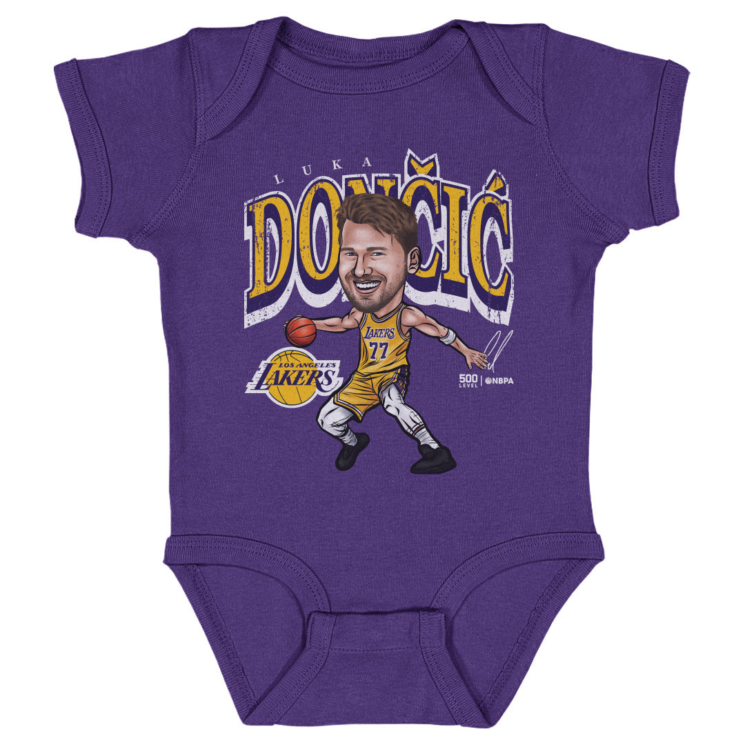Luka Doncic Los Angeles Lakers Cartoon WHT 2 Luka Doncic Los Angeles Lakers Cartoon WHT