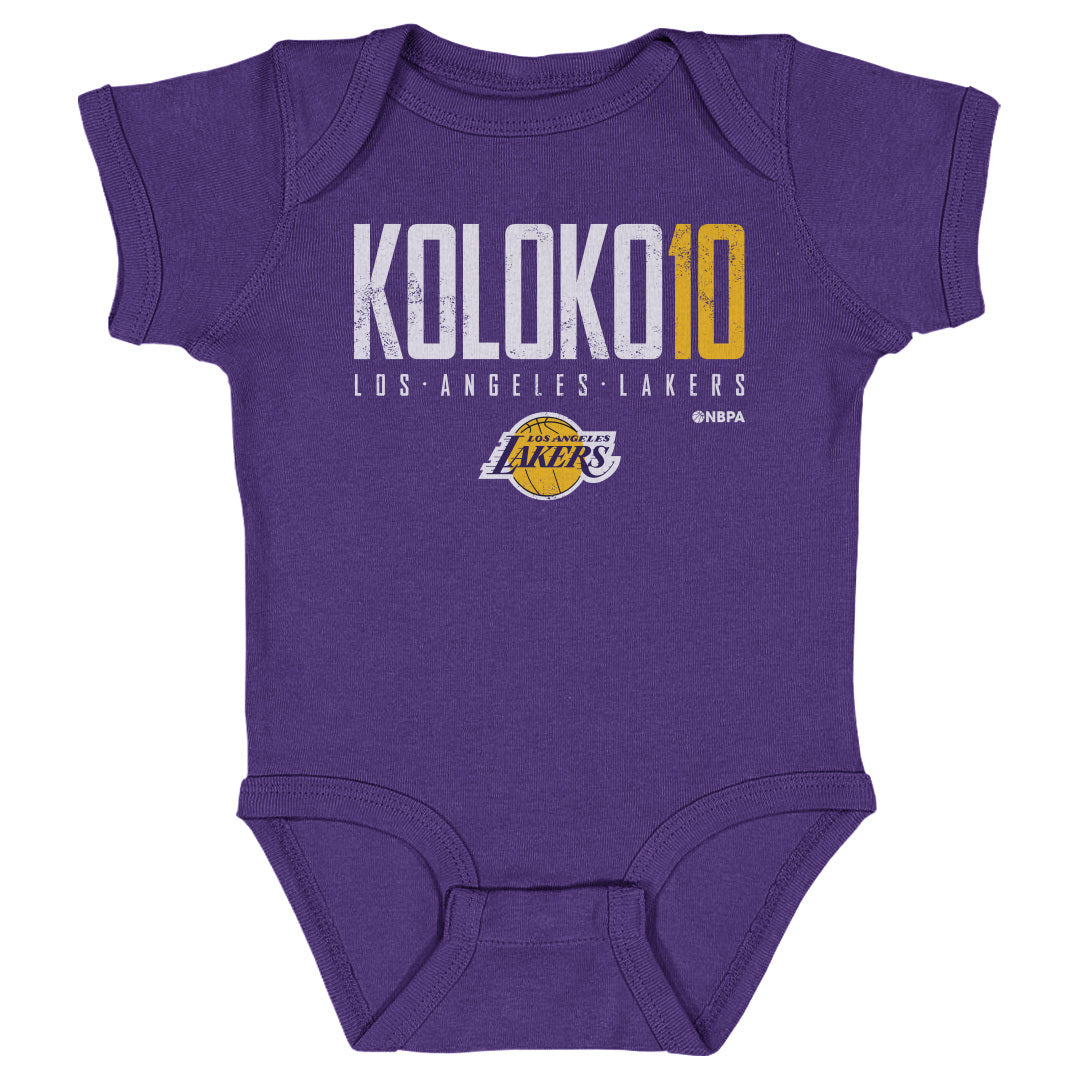 Christian Koloko Los Angeles Lakers Elite WHT 1 Christian Koloko Los Angeles Lakers Elite WHT