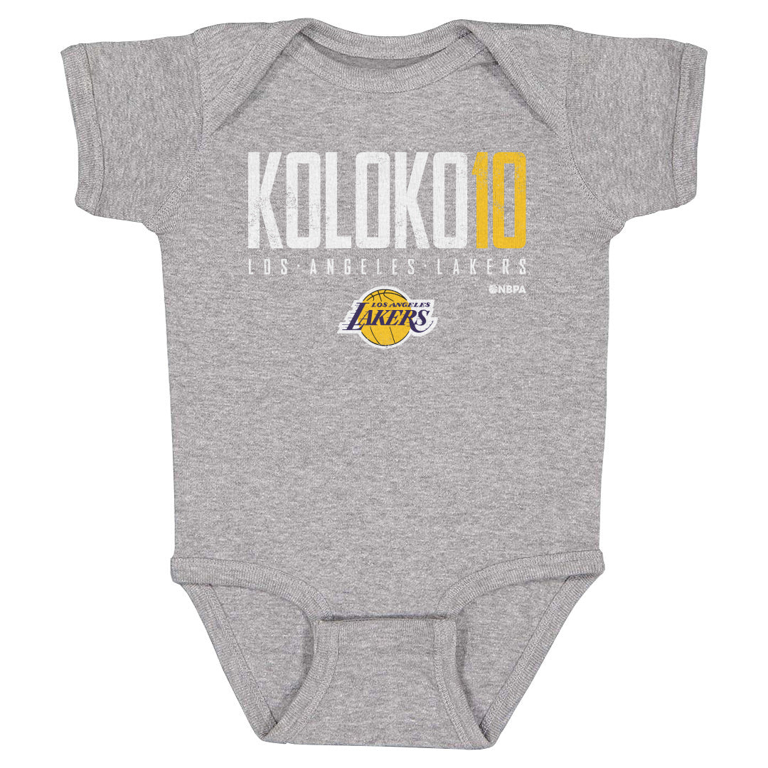 Christian Koloko Los Angeles Lakers Elite WHT 2 Christian Koloko Los Angeles Lakers Elite WHT