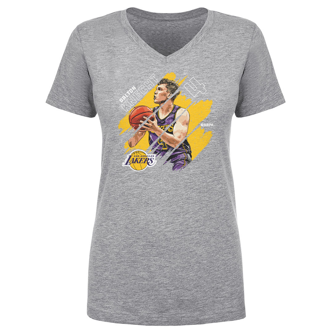 Dalton Knecht Los Angeles Lakers Stripes WHT 2 Dalton Knecht Los Angeles Lakers Stripes WHT