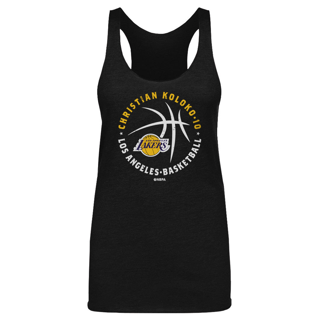 Christian Koloko Los Angeles Lakers Player Ball WHT 2 Christian Koloko Los Angeles Lakers Player Ball WHT