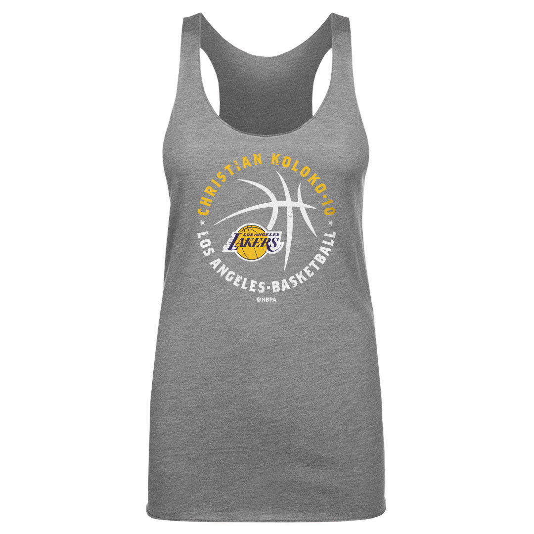 Christian Koloko Los Angeles Lakers Player Ball WHT 3 Christian Koloko Los Angeles Lakers Player Ball WHT