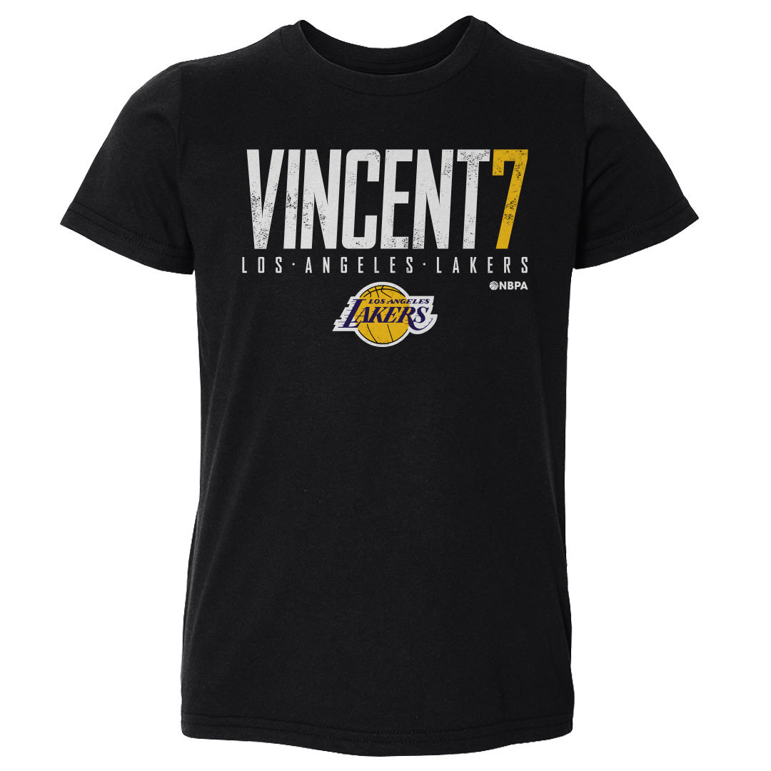 Gabe Vincent Los Angeles Lakers Elite WHT 1 Gabe Vincent Los Angeles Lakers Elite WHT