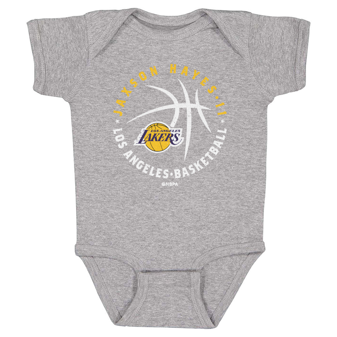 Jaxson Hayes Los Angeles Lakers Player Ball WHT 1 Jaxson Hayes Los Angeles Lakers Player Ball WHT