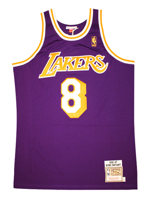LAKERS NBA AUTHENTIC 1996 KOBE 8 JERSEY