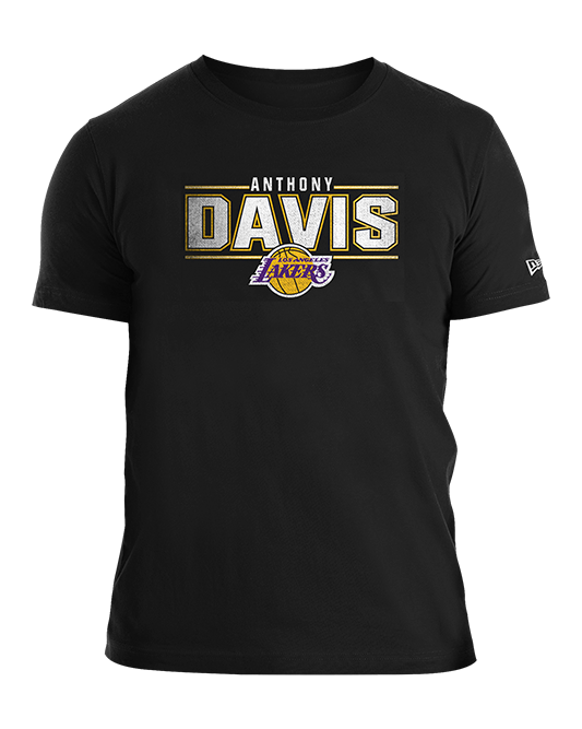 Distressed Name Anthony Davis Los Angeles Lakers Tee