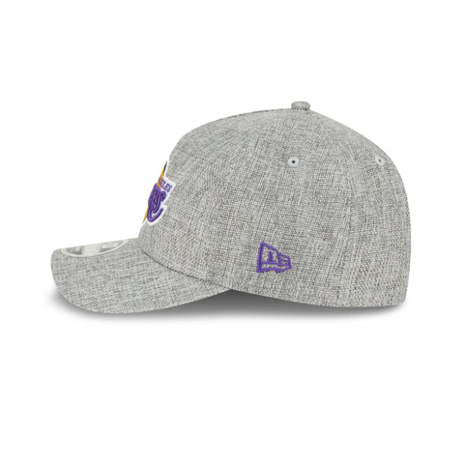 Lakers 940 Cotton Weave Gray Snapback Hat 3 Lakers 940 Cotton Weave Gray Snapback Hat