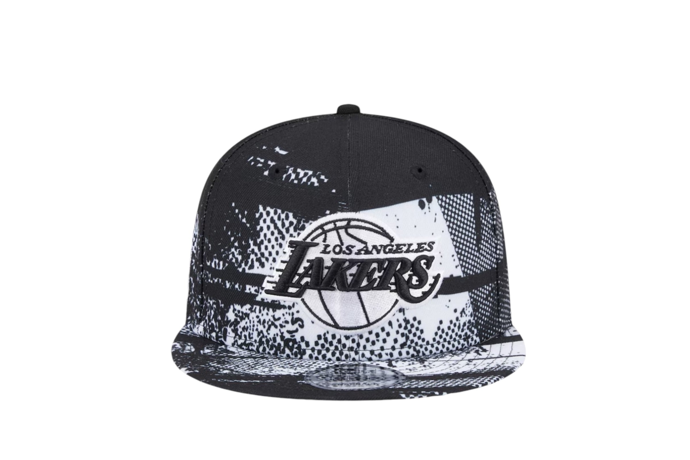 Lakers 950 NBA Tip Off 24 BW Snapback 1 Lakers 950 NBA Tip Off 24 BW Snapback