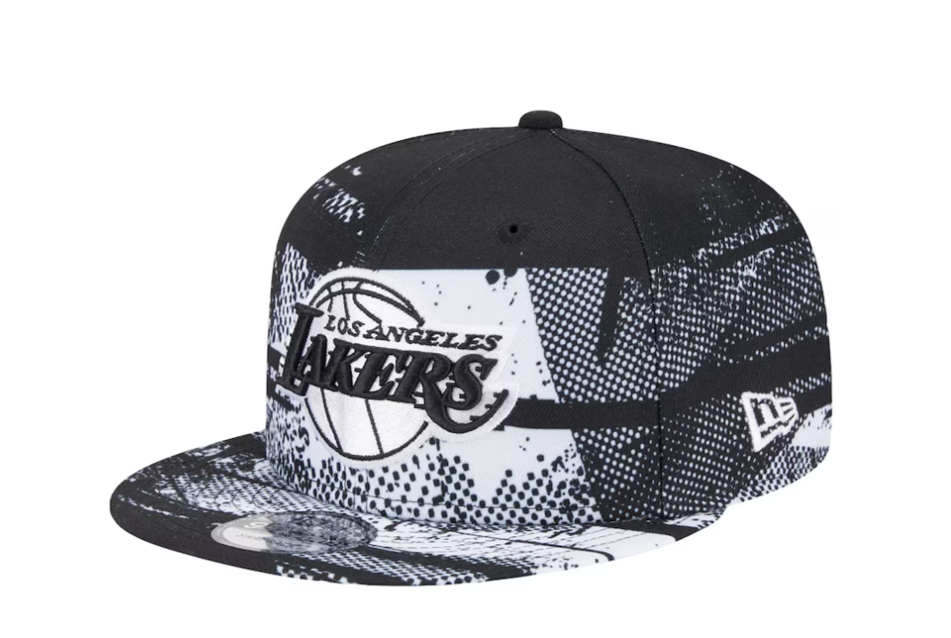Lakers 950 NBA Tip Off 24 BW Snapback 3 Lakers 950 NBA Tip Off 24 BW Snapback