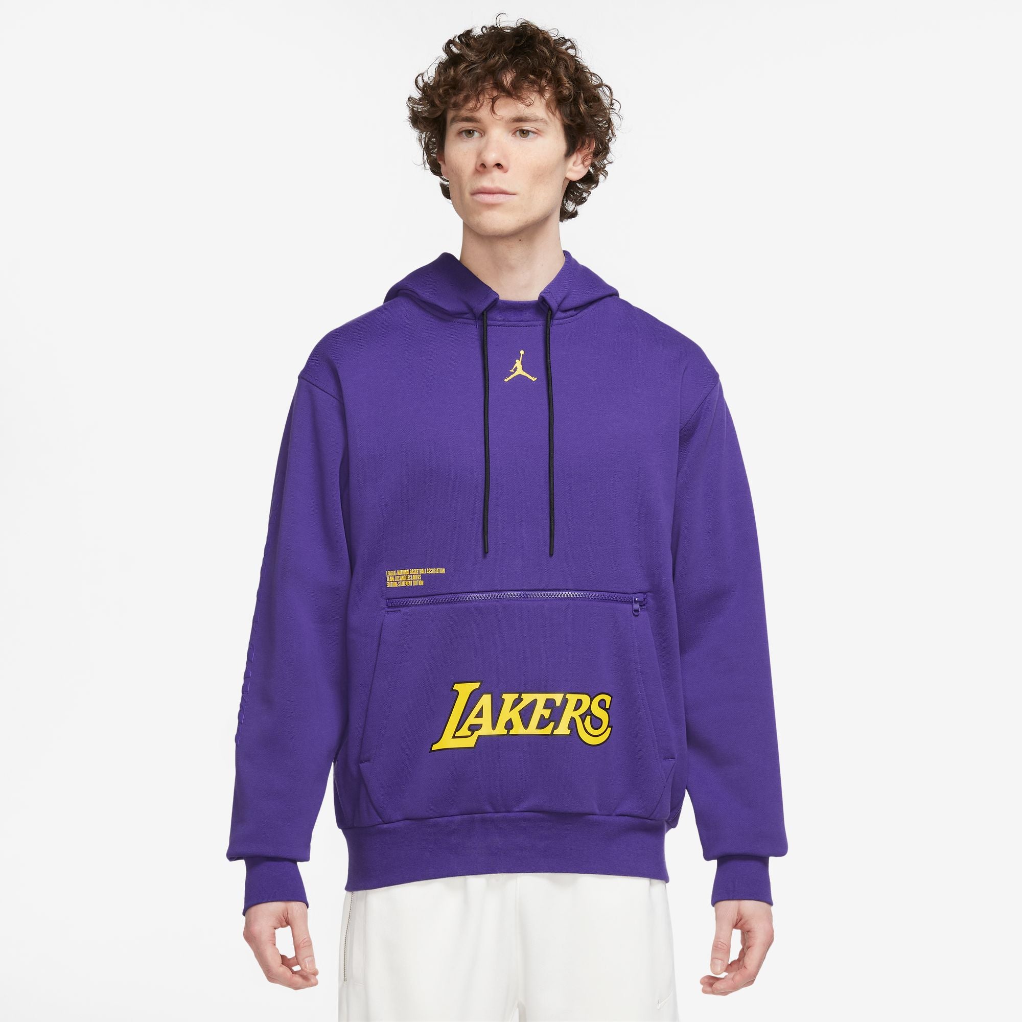 Lakers Courtside Statement Edition Pullover Hoodie 3 Lakers Courtside Statement Edition Pullover Hoodie
