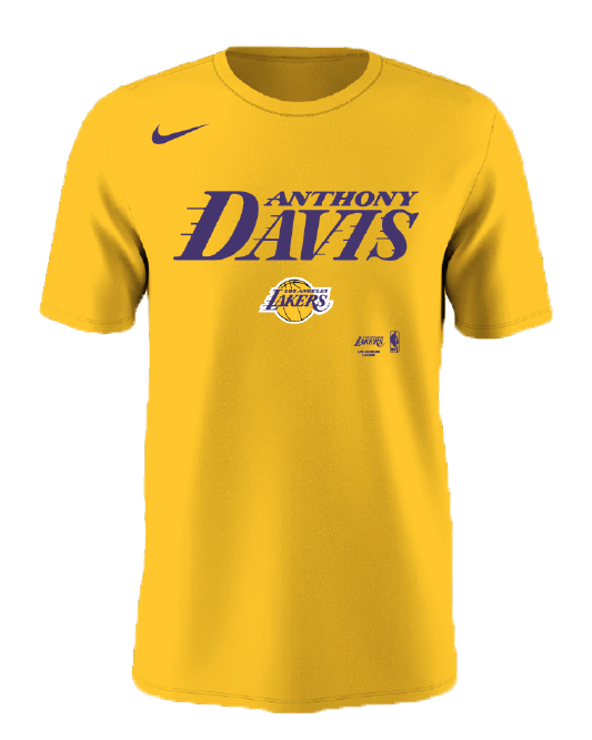 Lakers Davis City Player Name Tee