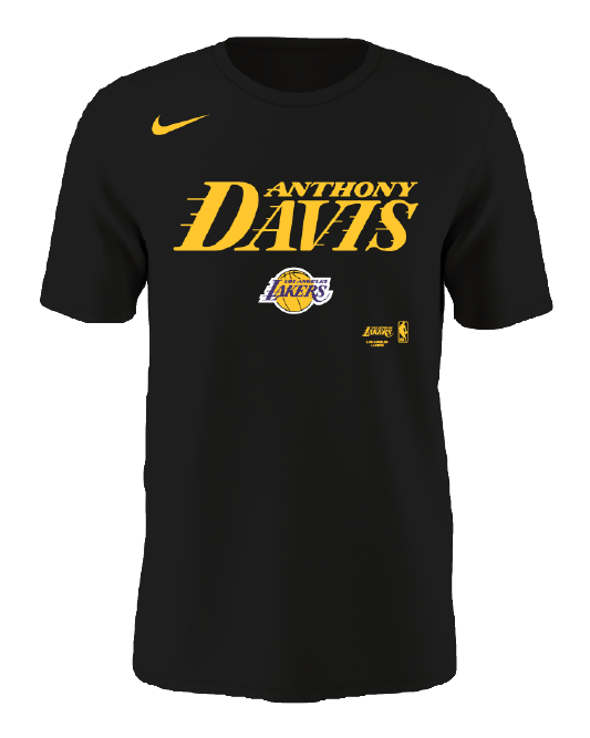 Lakers Davis City Player Name Tee
