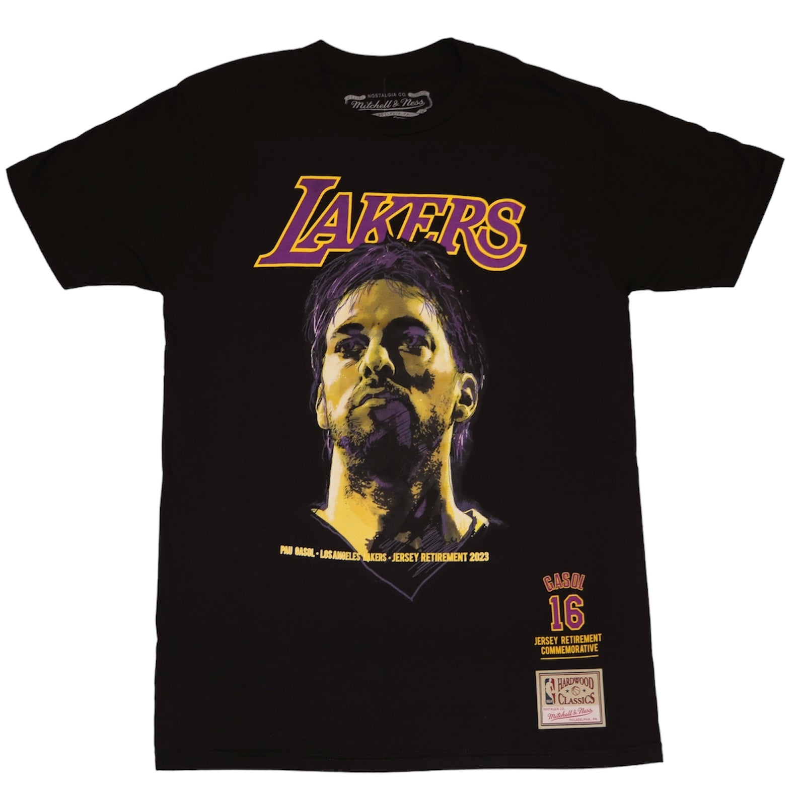 Lakers Gasol Portrait SS Tee