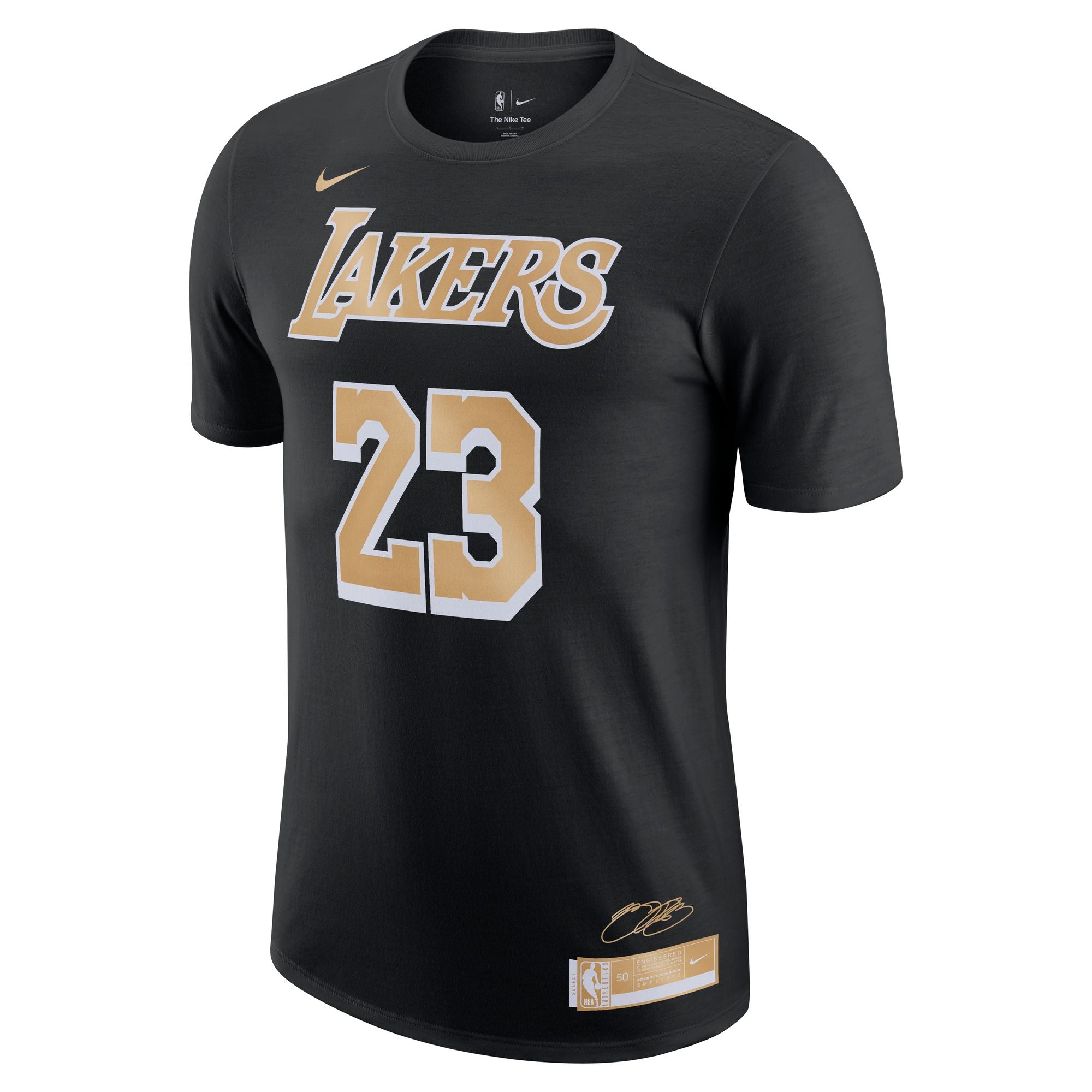 LAKERS JAMES 23 BG PLAYER TEE 1 LAKERS JAMES 23 BG PLAYER TEE