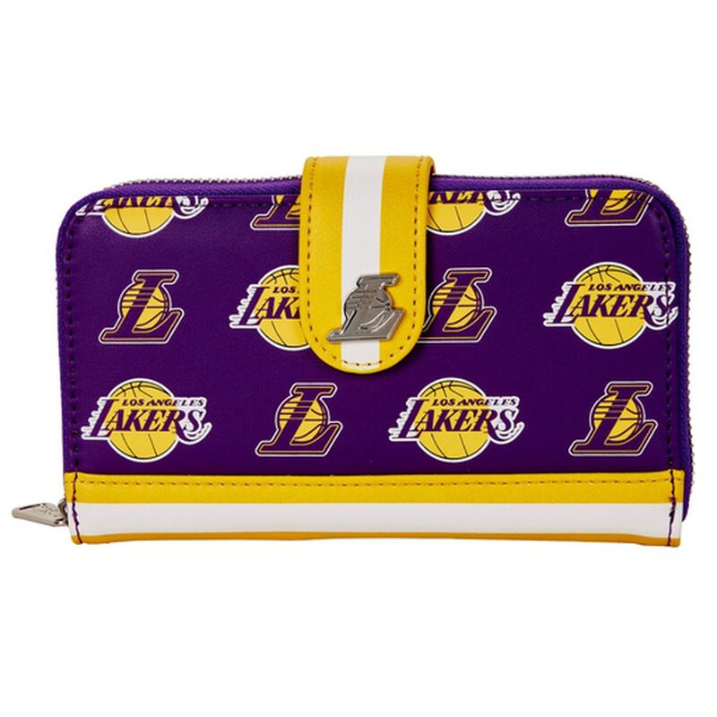 LAKERS LOUNGEFLY SNAP WALLET 1 LAKERS LOUNGEFLY SNAP WALLET