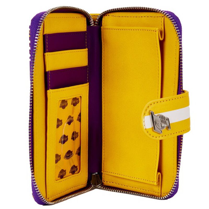 LAKERS LOUNGEFLY SNAP WALLET 4 LAKERS LOUNGEFLY SNAP WALLET