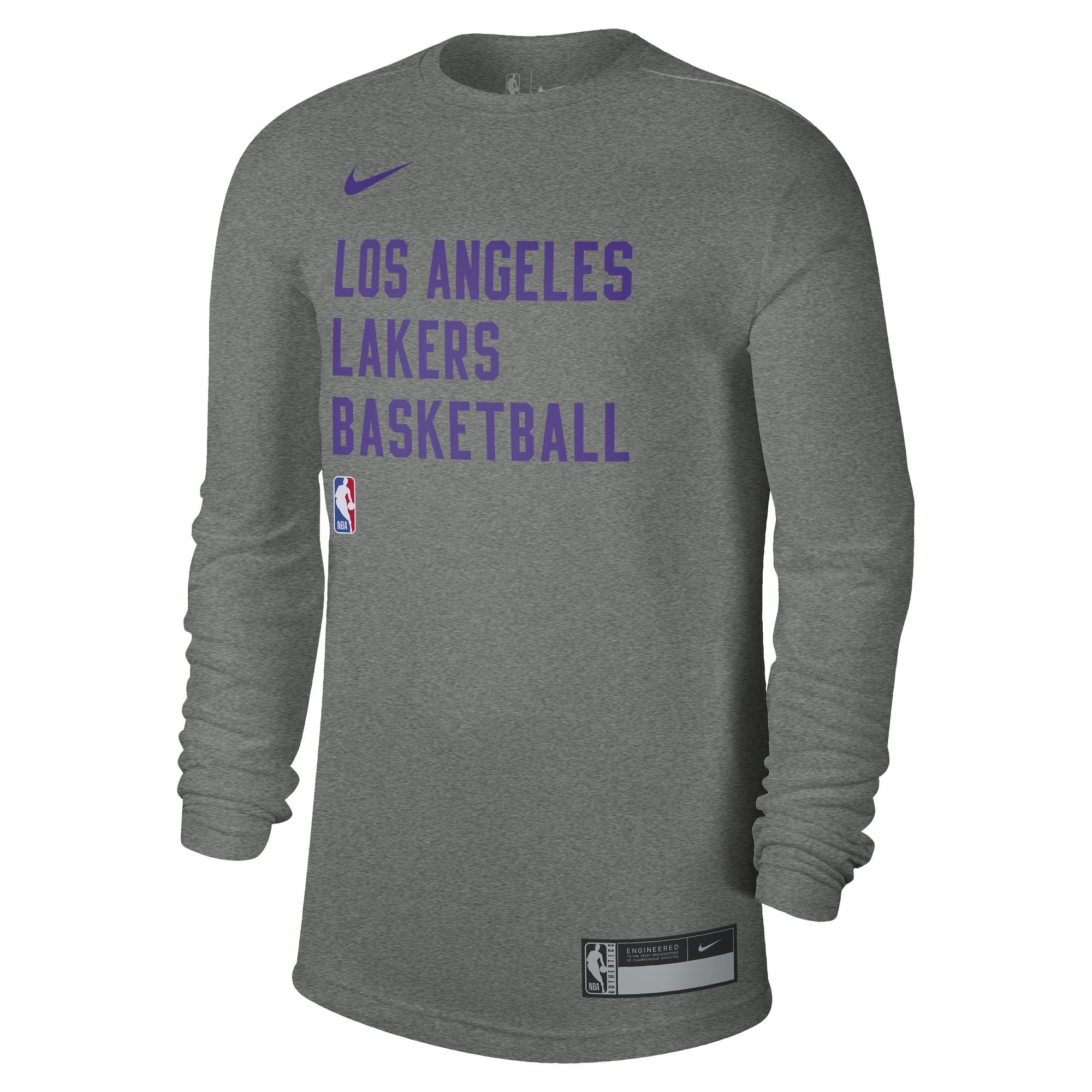 Lakers Practice Dri-FIT Long-Sleeve T-Shirt 1 Lakers Practice Dri-FIT Long-Sleeve T-Shirt