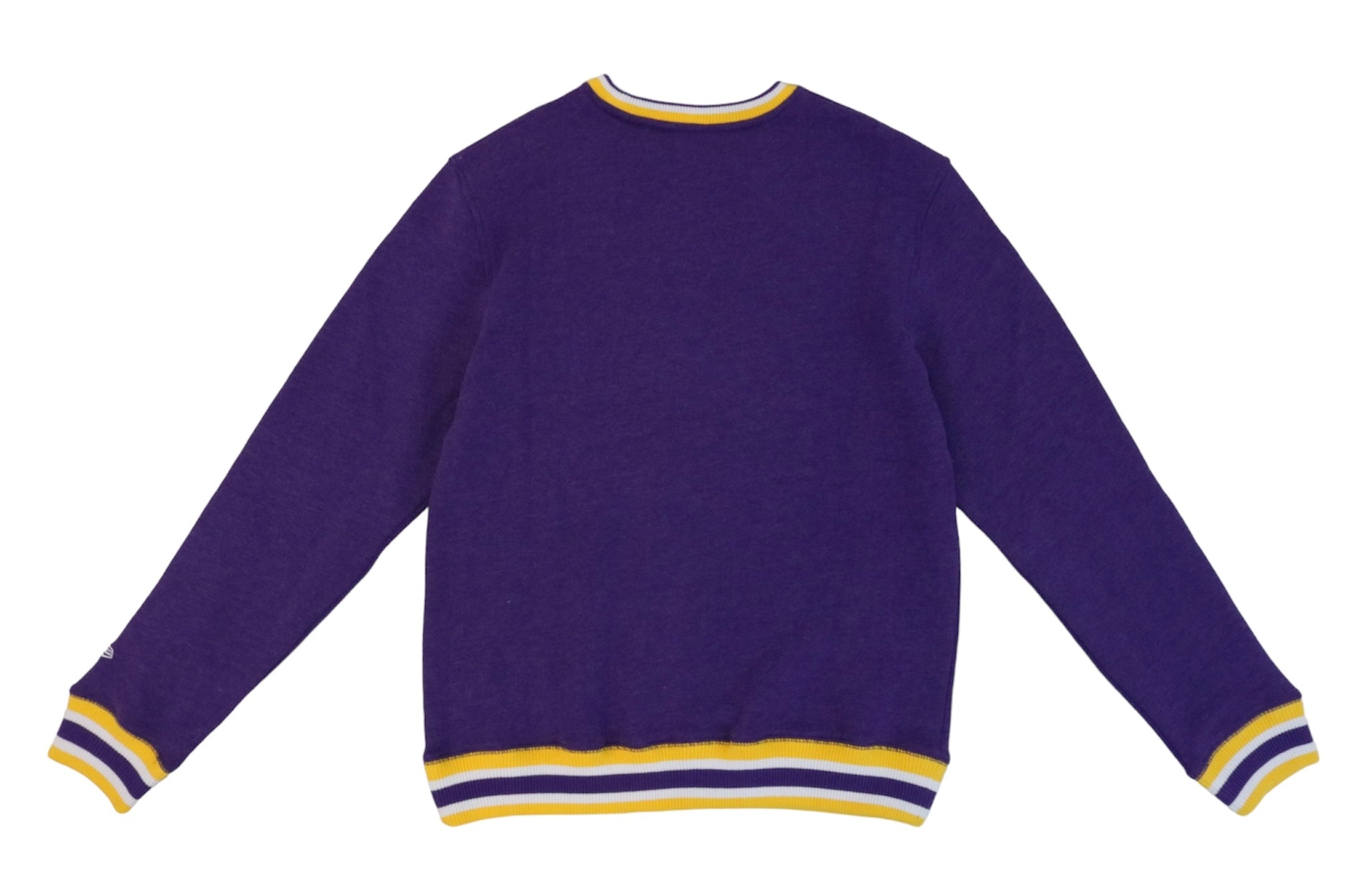 LAKERS THRWBK APPLIQUE CREWNECK V2 2 LAKERS THRWBK APPLIQUE CREWNECK V2