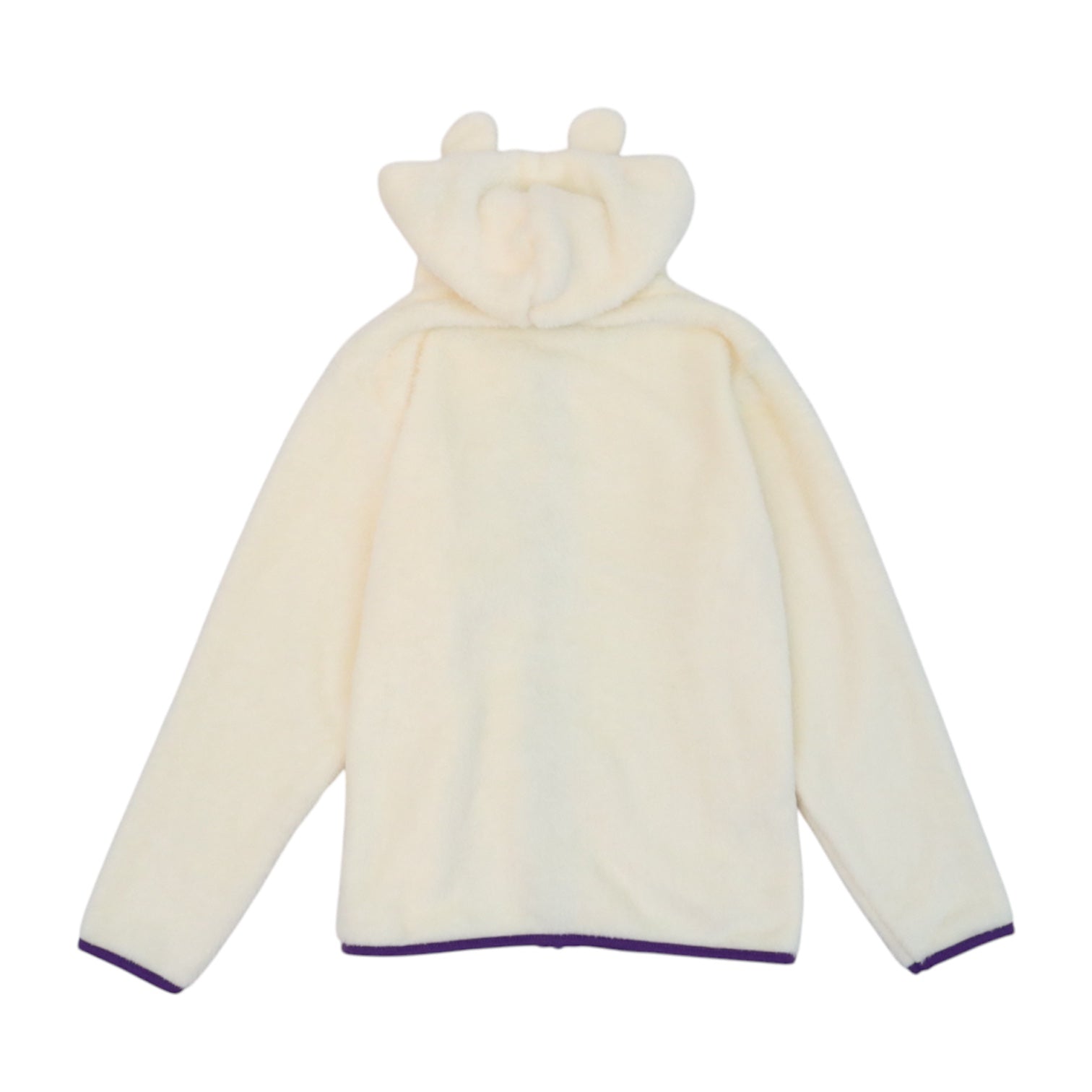 Lakers Youth Teddy Ears Full Zip Hoodie 2 Lakers Youth Teddy Ears Full Zip Hoodie