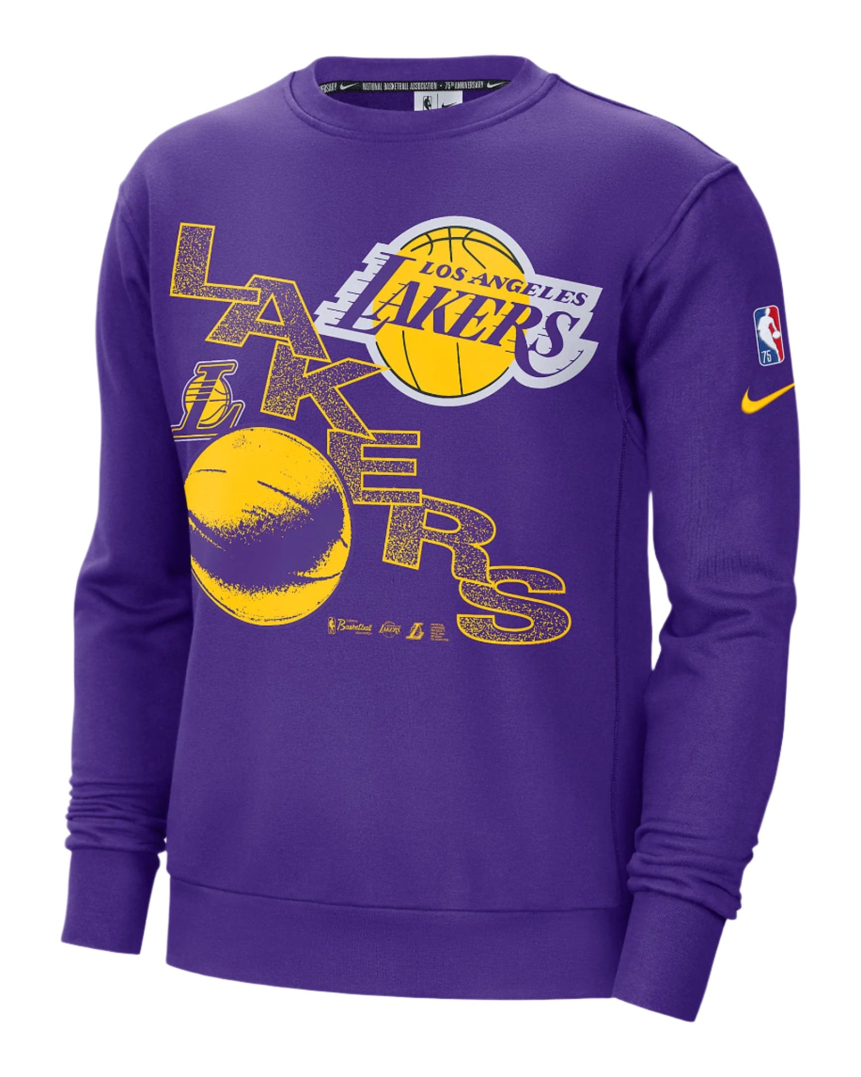Los Angeles Lakers Courtside Fleece Pullover 1 Los Angeles Lakers Courtside Fleece Pullover
