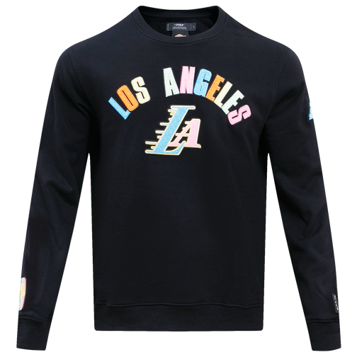 Los Angeles Lakers Washed Neon Fleece Crewneck