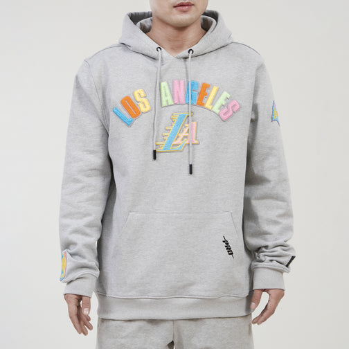 Los Angeles Lakers Washed Neon Fleece PO Hoodie