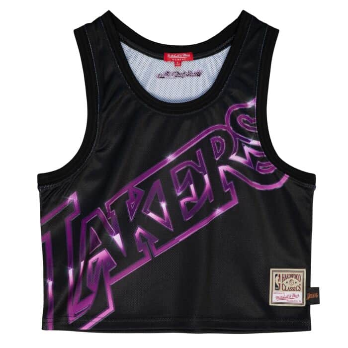 Los Angeles Lakers Women's Big Face 4.0 Crop Tank 1 Los Angeles Lakers Women's Big Face 4.0 Crop Tank