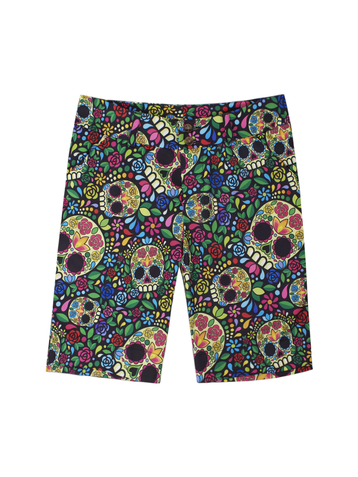Bermuda Short - Mosaic Skulls