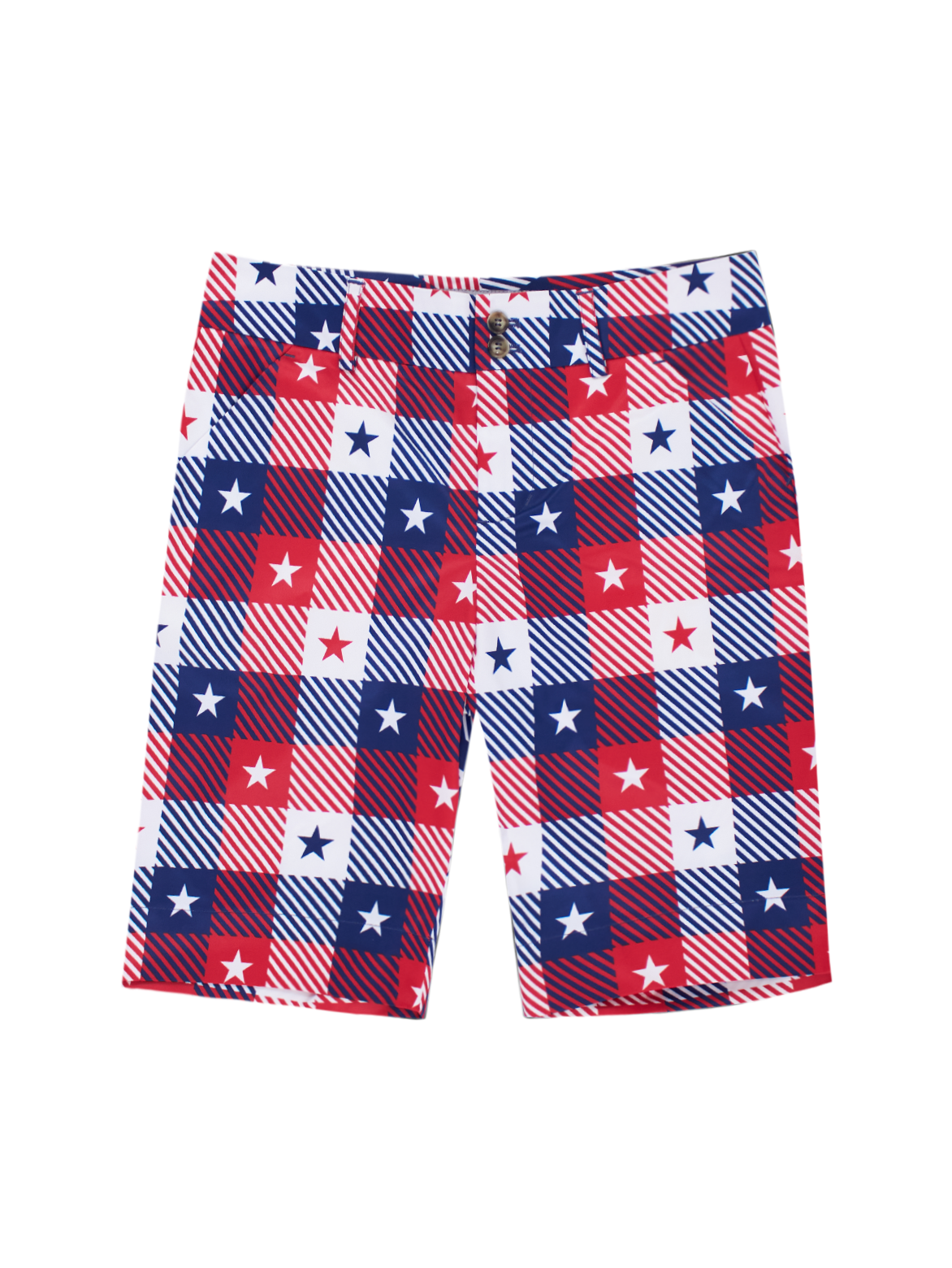 Bermuda Short - Star Plaid