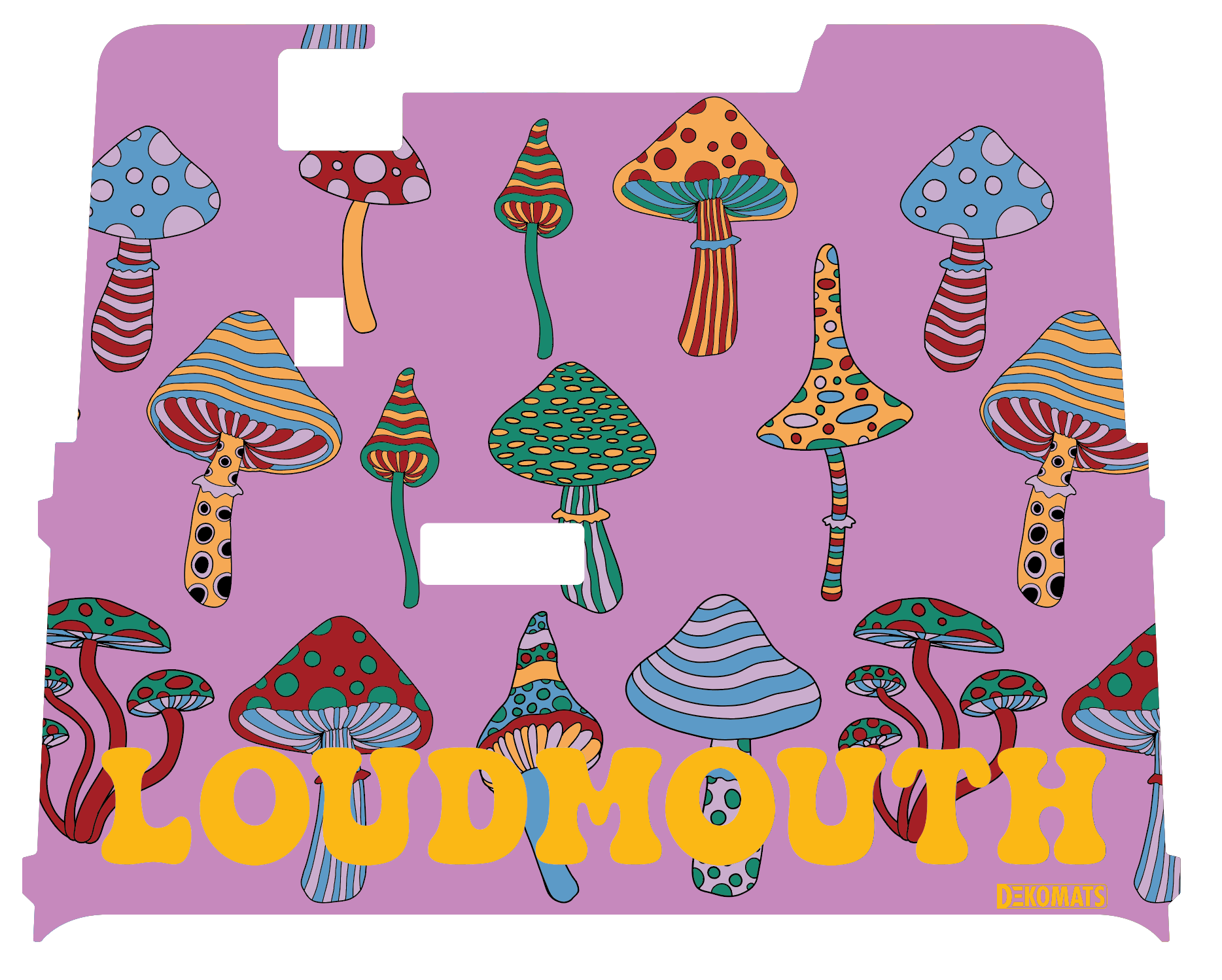 Mushroom Bubblegum DekoMat