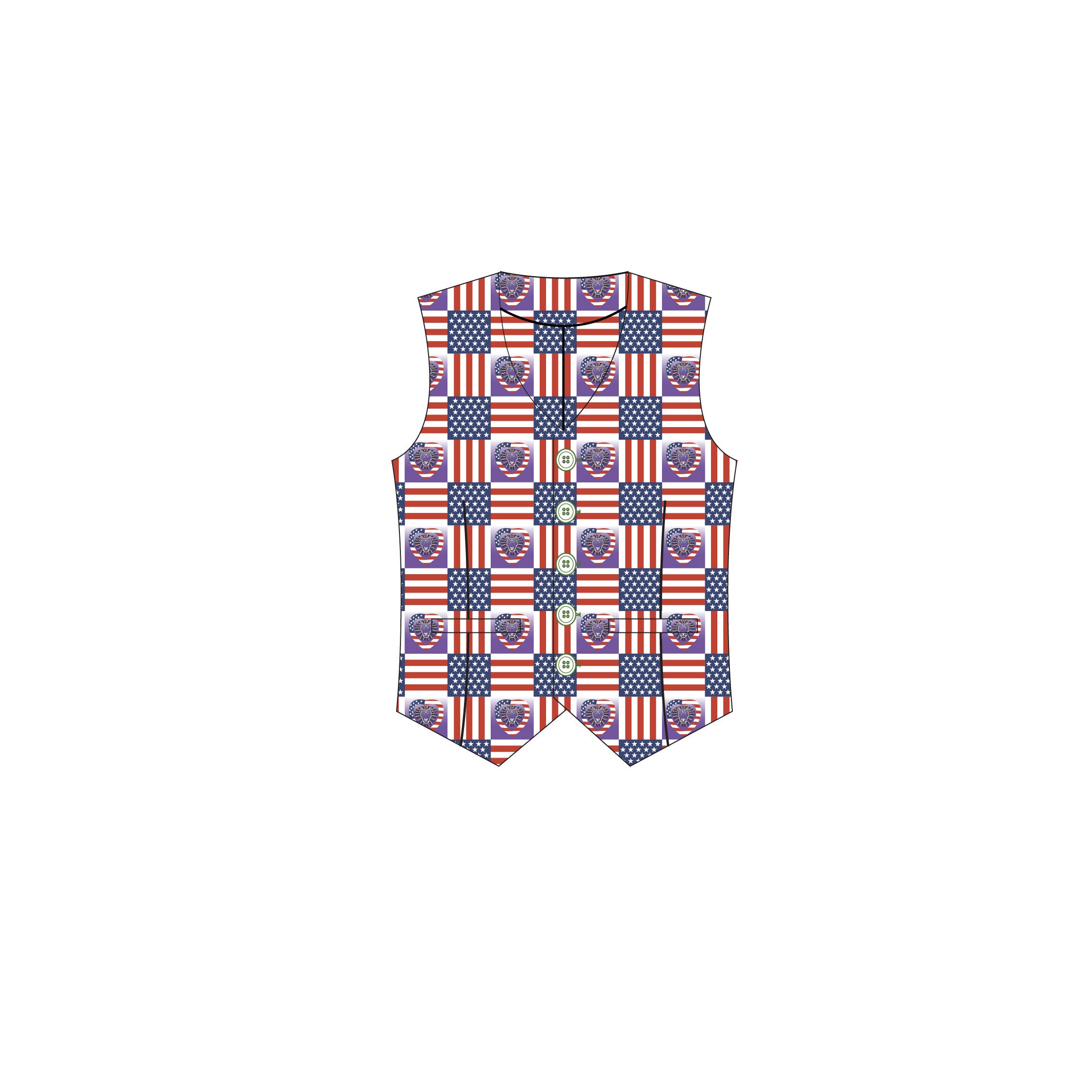 Heart of a Lion Men's Vest - MTO