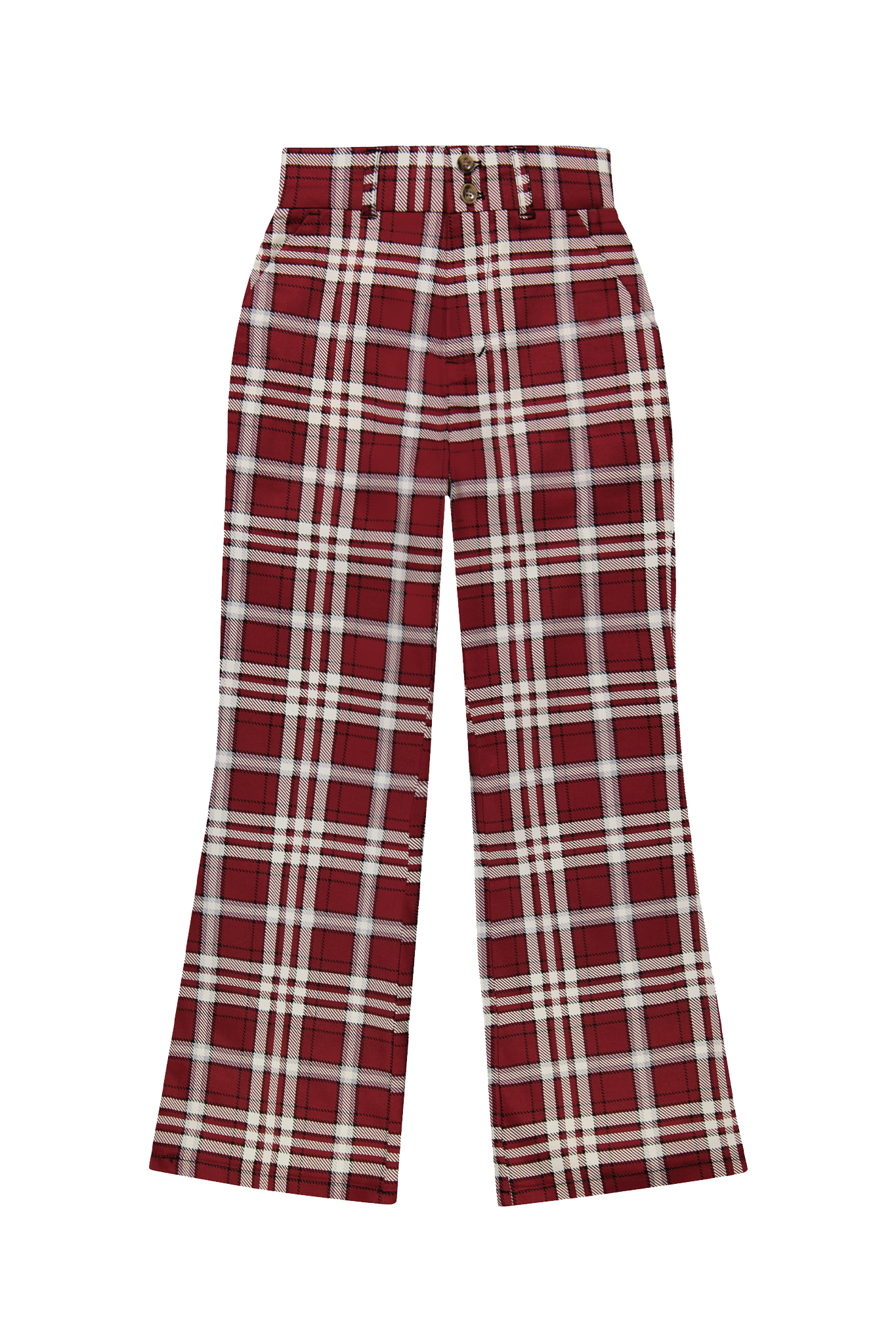 Fairway Gimme Pant - Crimson Plaid