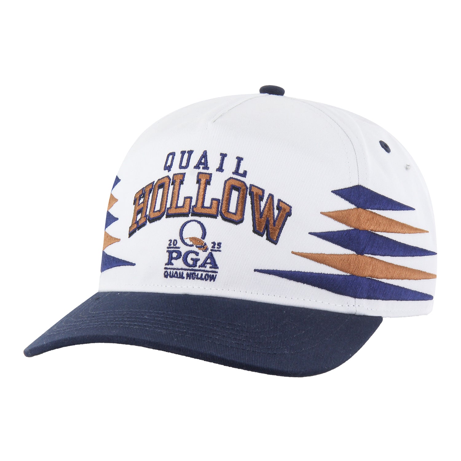 '47 Brand 2025 PGA Championship Diamond Hitch Hat in White and Navy