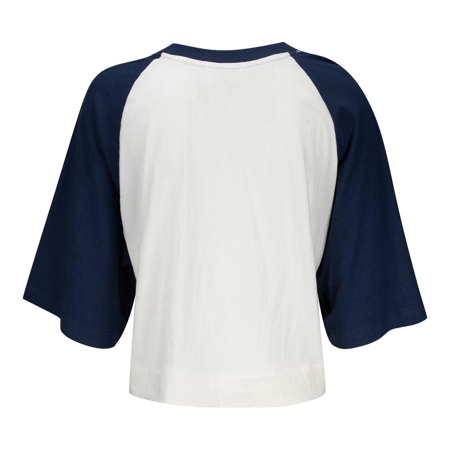 '47 Brand 2025 PGA Championship Women's Flare Raglan Crop T-Shirt in Sandstone and Atlas Blue 2 '47 Brand 2025 PGA Championship Women's Flare Raglan Crop T-Shirt in Sandstone and Atlas Blue