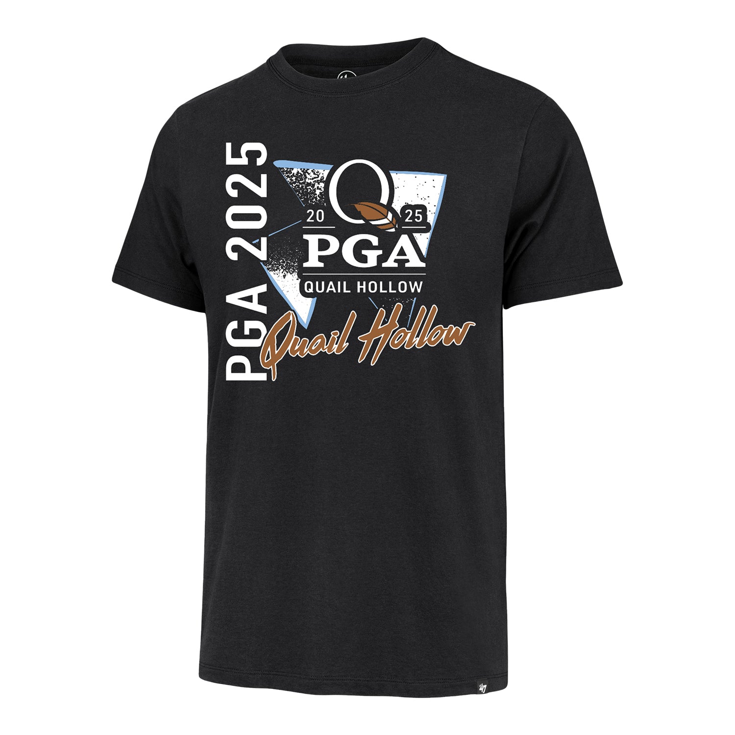 '47 Brand 2025 PGA Championship Quail Hollow T-Shirt in Black