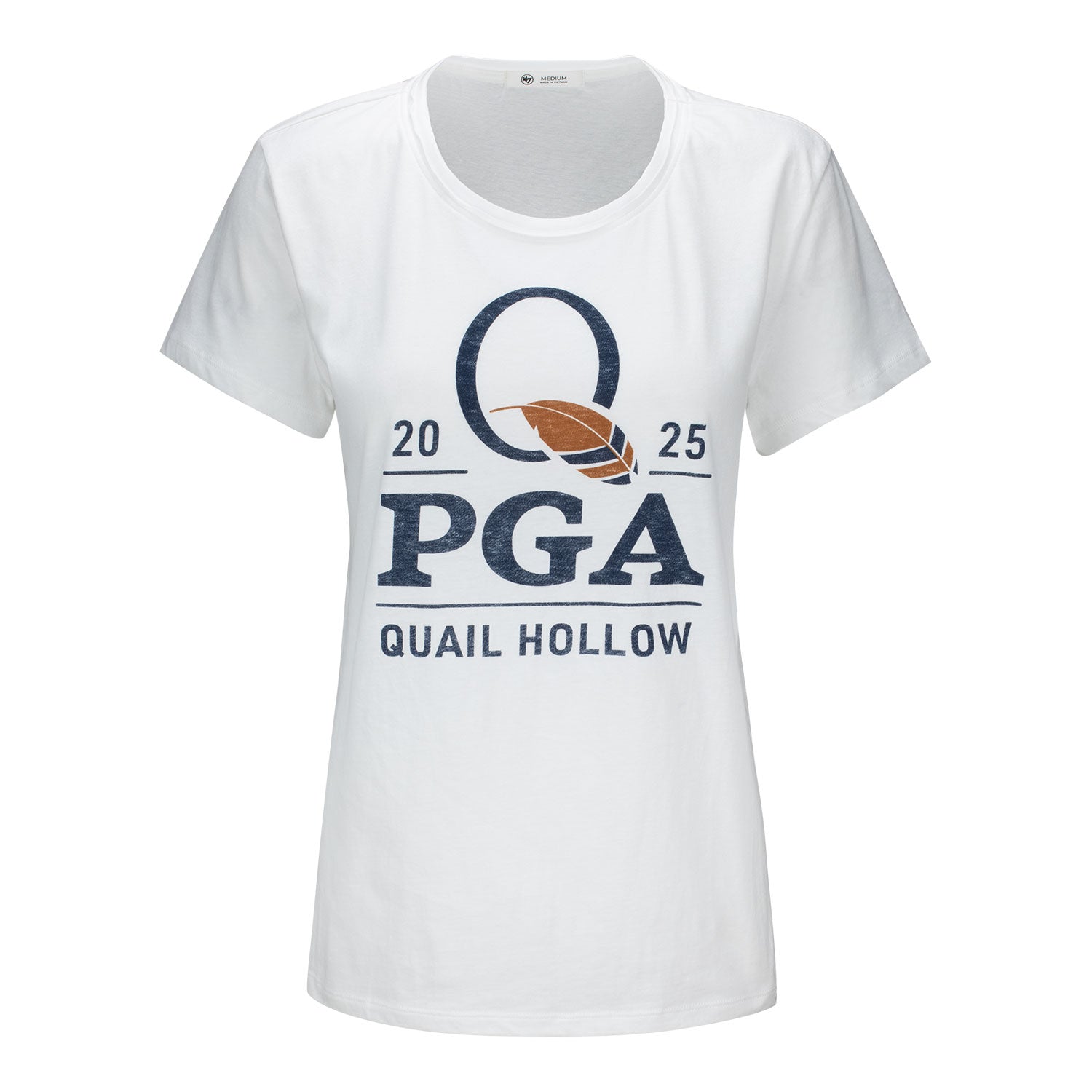 '47 Brand 2025 PGA Championship Women's Frankie T-Shirt in White