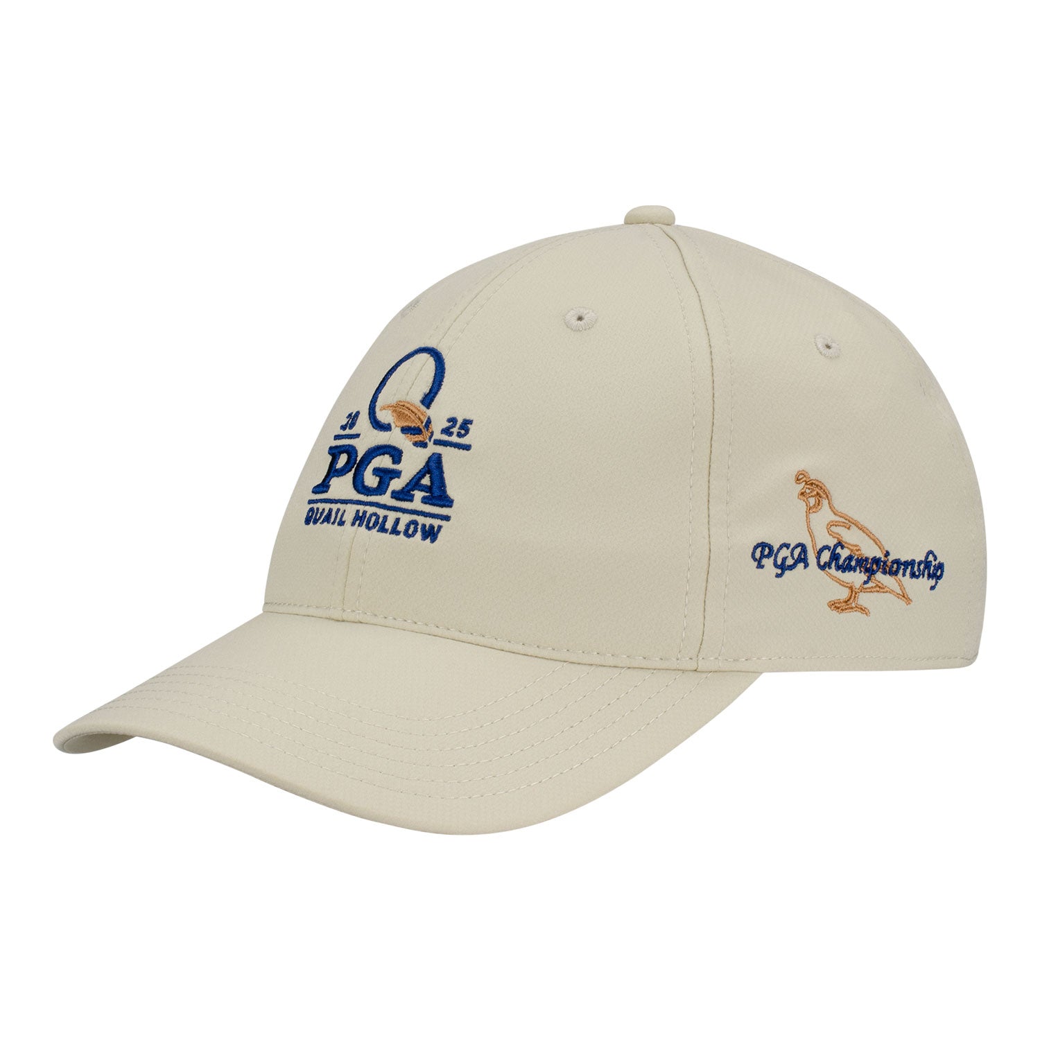 Ahead 2025 PGA Championship Ultimate Fit Tech Hat in Khaki