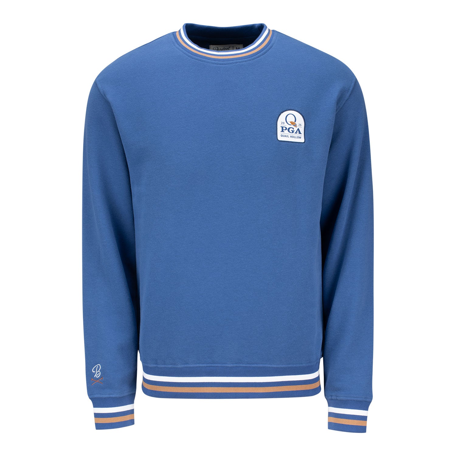 Barstool 2025 PGA Championship Stripe Cuff Crewneck in Navy