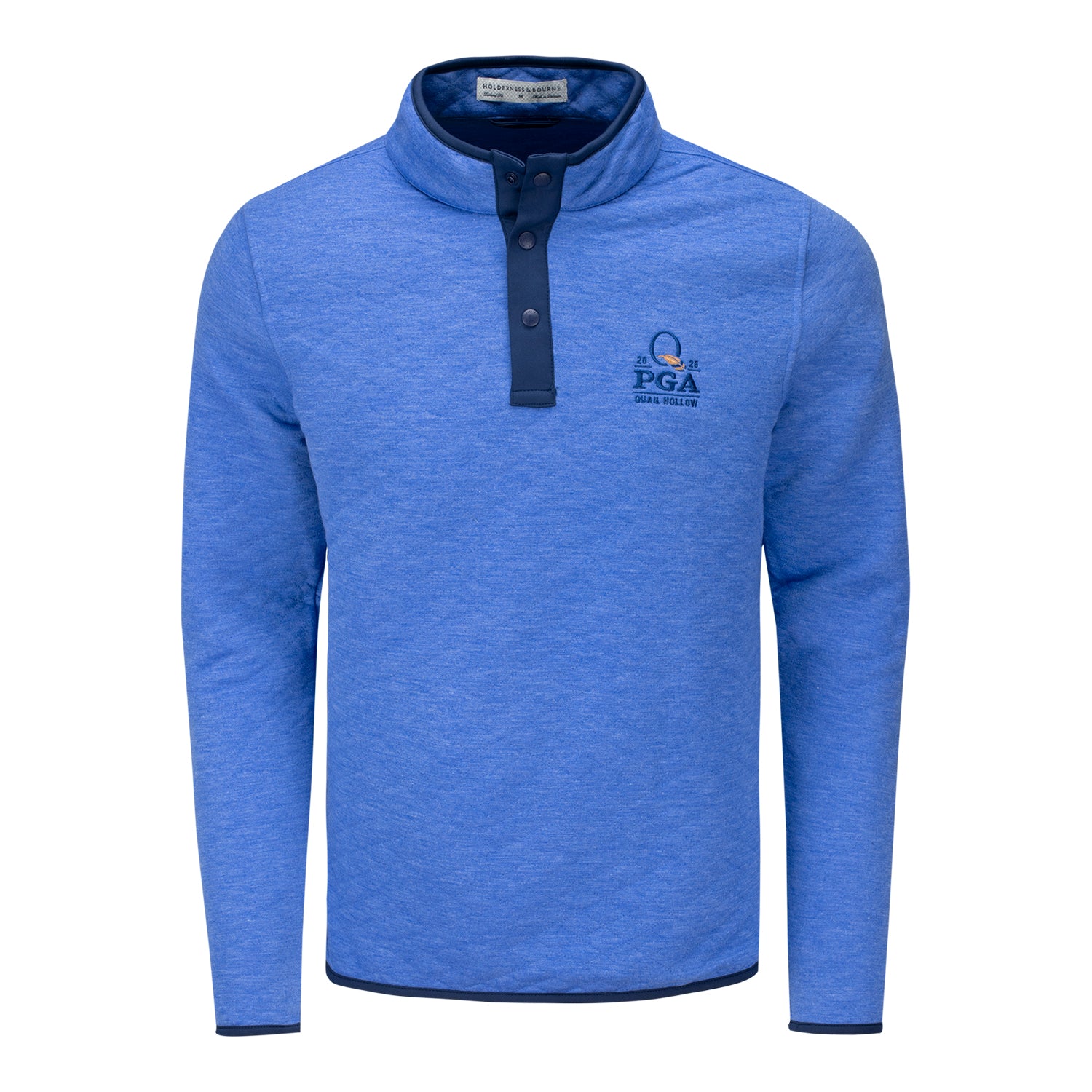 Holderness & Bourne 2025 PGA Championship Sullivan Quilted Quarter Snap in Marlin Blue